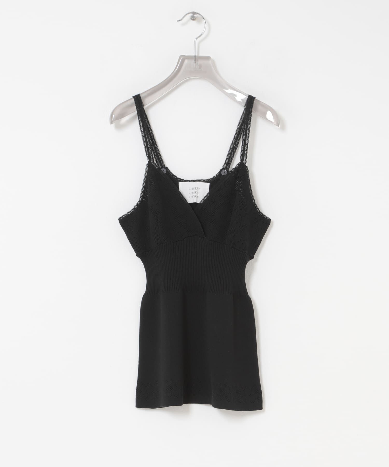 URBAN RESEARCH「crinkle crinkle crinkle　FLOWER JACQUARD KNIT CAMI」|キャミソール|