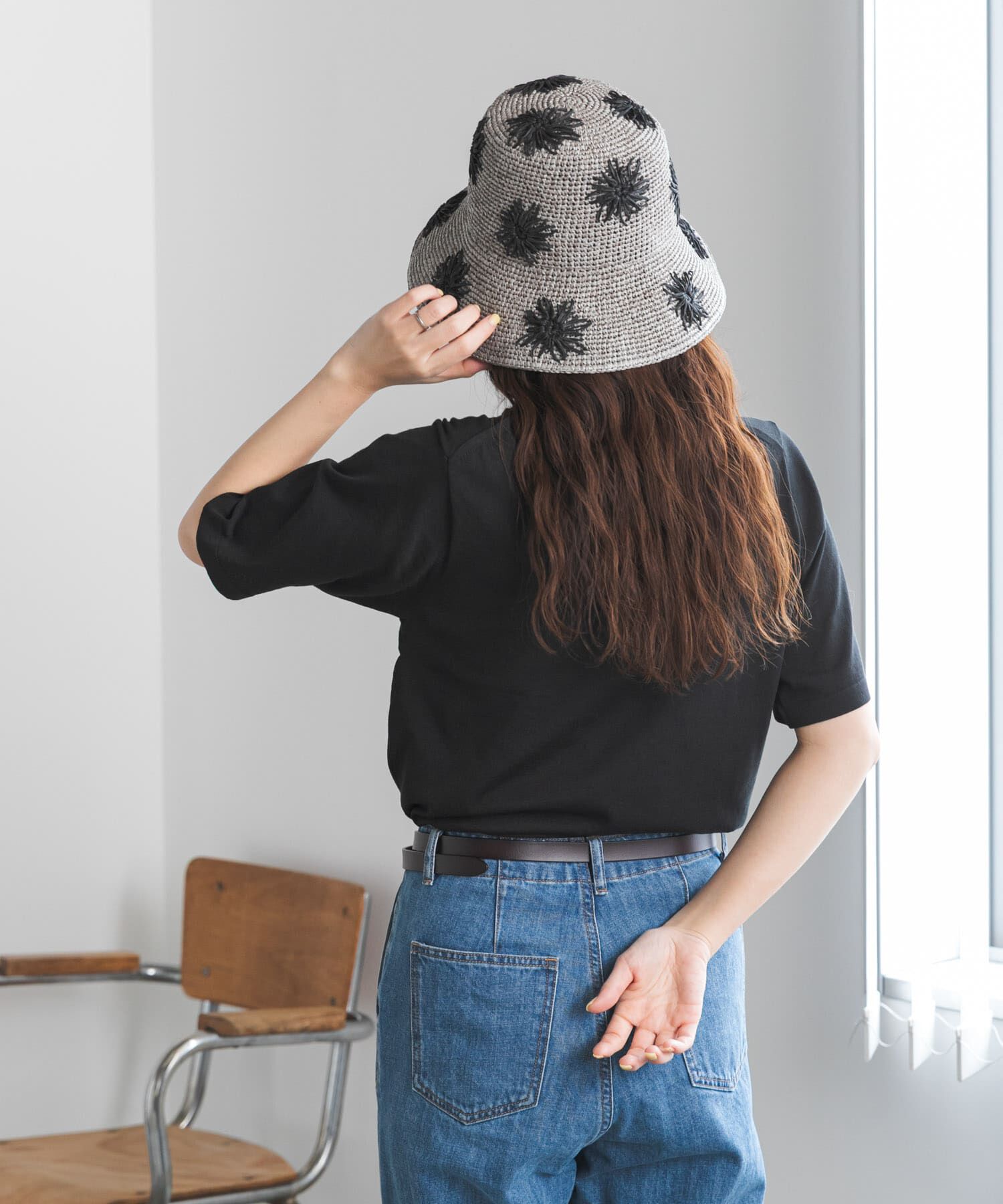 URBAN RESEARCH DOORS「『UR TECH』サマシェアニットハーフスリーブプルオーバー」|Tシャツ・カットソー|