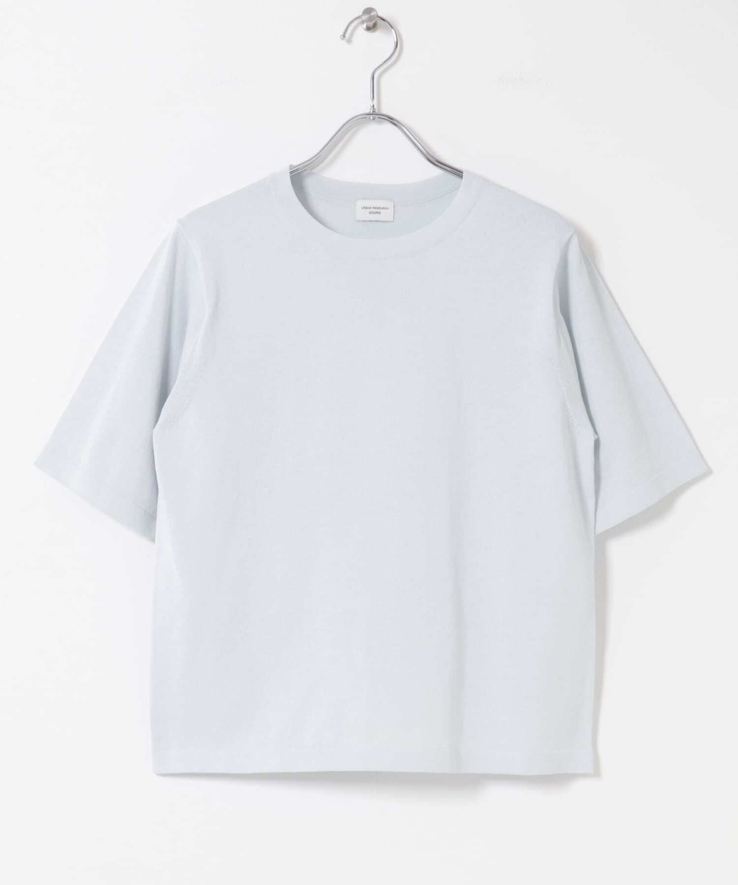 URBAN RESEARCH DOORS「『UR TECH』サマシェアニットハーフスリーブプルオーバー」|Tシャツ・カットソー|