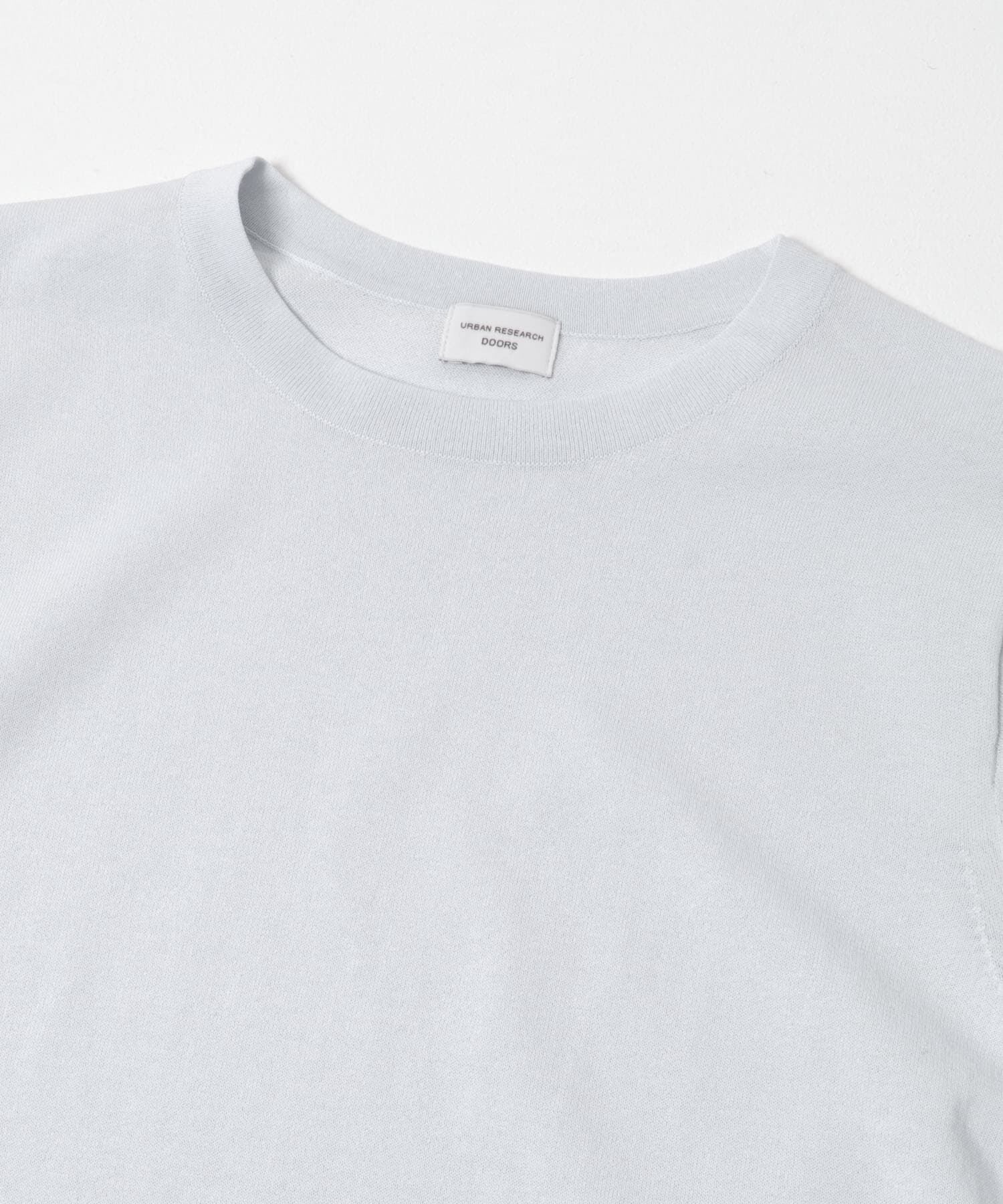 URBAN RESEARCH DOORS「『UR TECH』サマシェアニットハーフスリーブプルオーバー」|Tシャツ・カットソー|