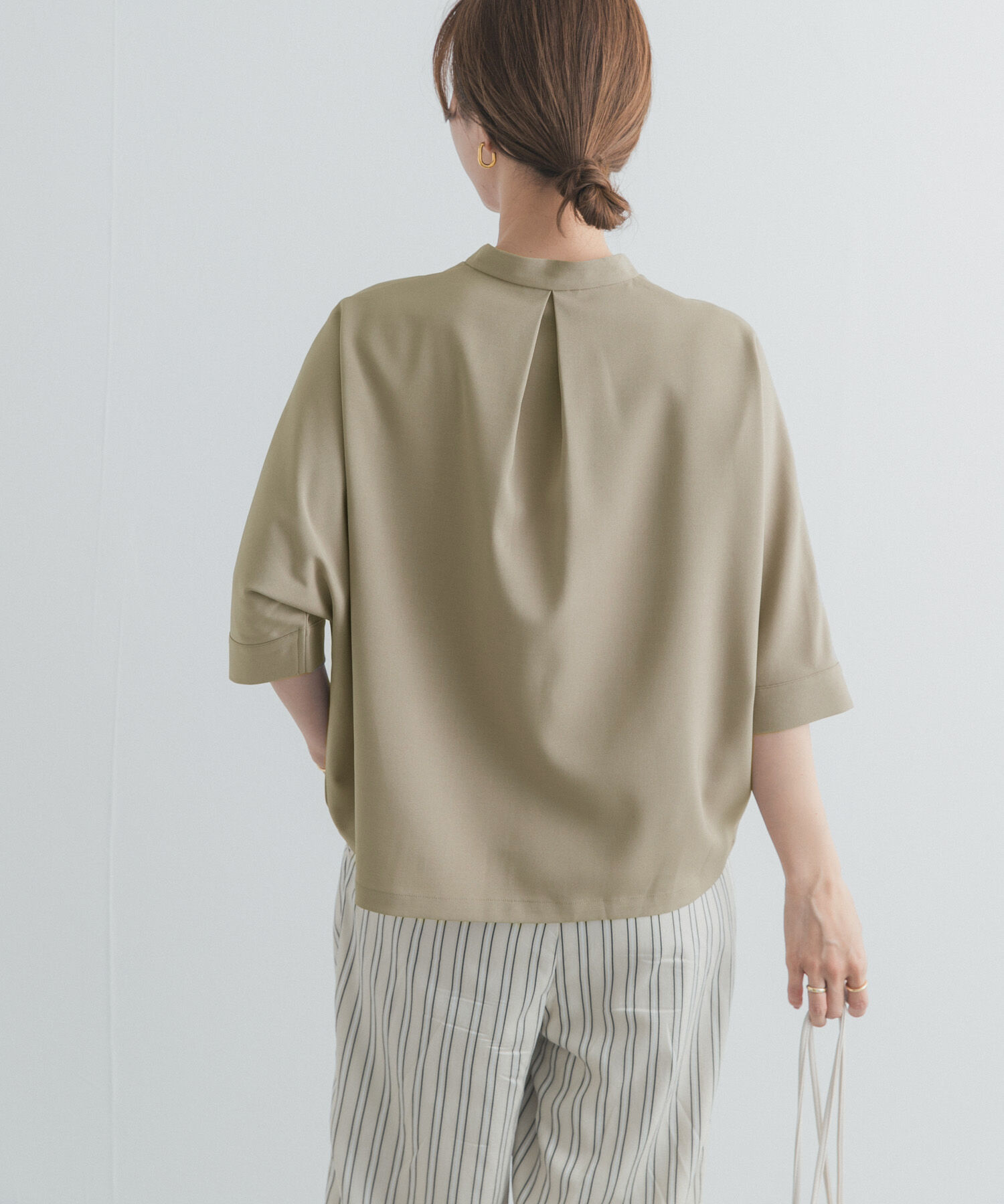 URBAN RESEARCH DOORS「『UR TECH』完声/涼ドルマン半袖シャツ」|シャツ・ブラウス|