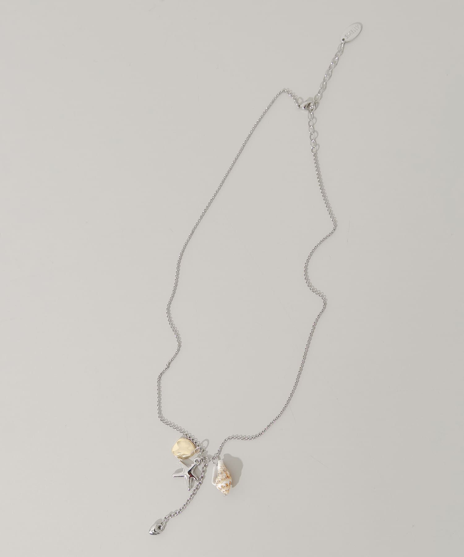 SMELLY「シェルモチーフチャームネックレス」|ネックレス|
