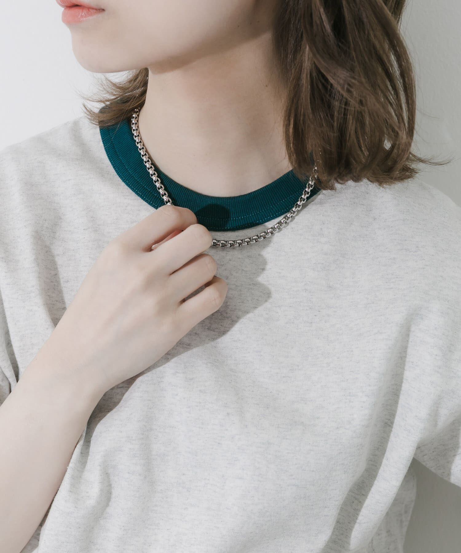 SMELLY「ステンレスラウンドベネチアンネックレス」|ネックレス|