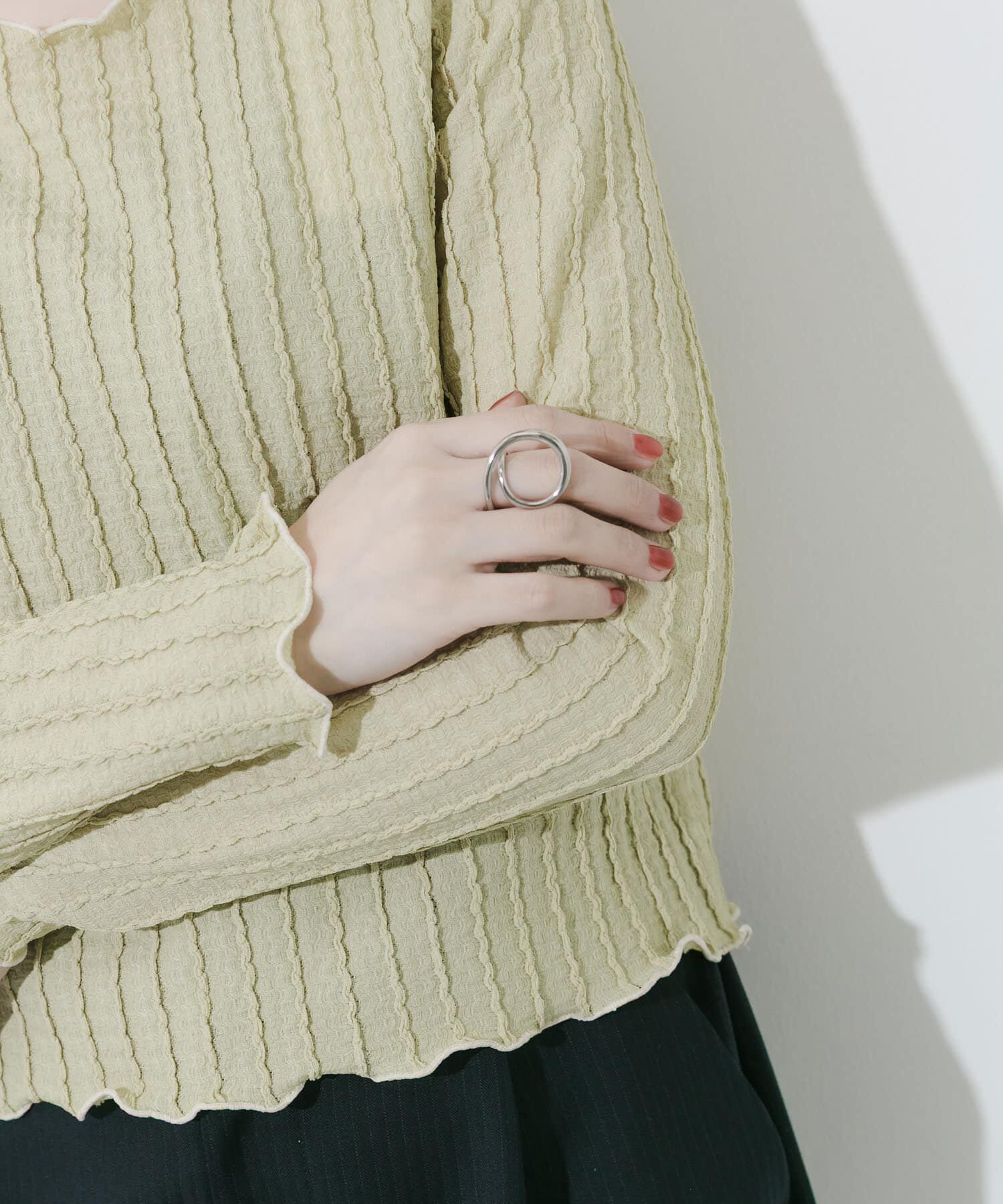 SMELLY「ステンレスラウンドカーブリング」|リング|