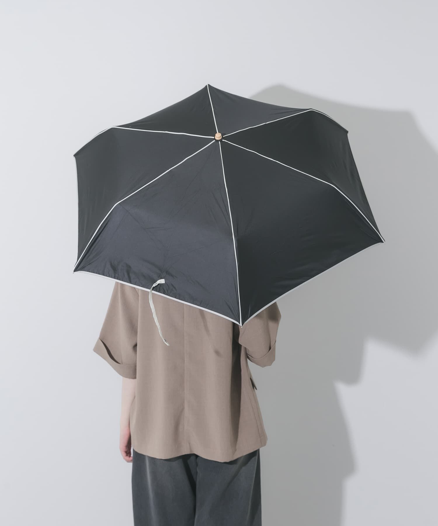 SMELLY「because　晴雨兼用パイピングミニ」|傘|