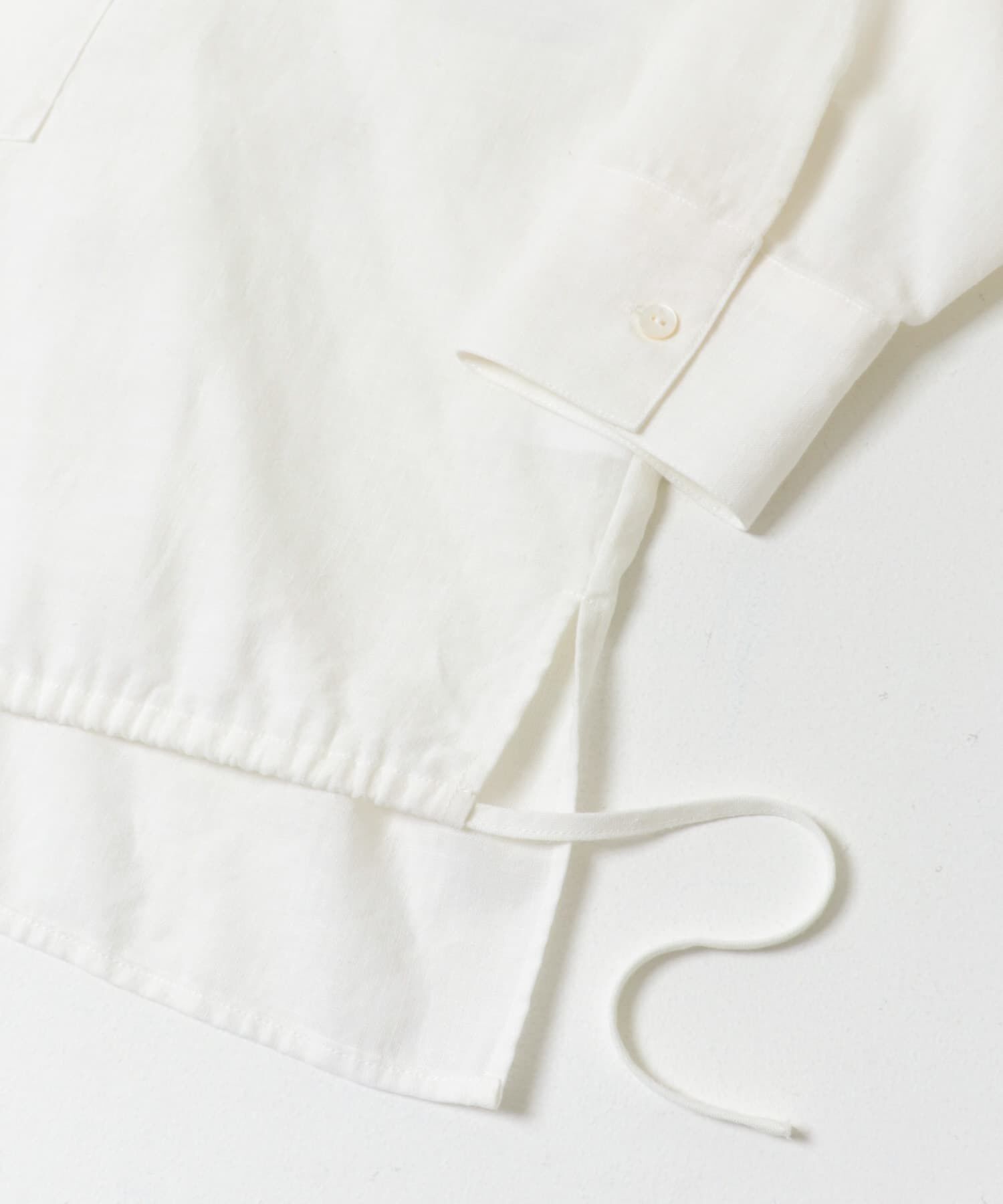 URBAN RESEARCH「ラミーレーヨンギャザーヘムシャツ」|シャツ・ブラウス|