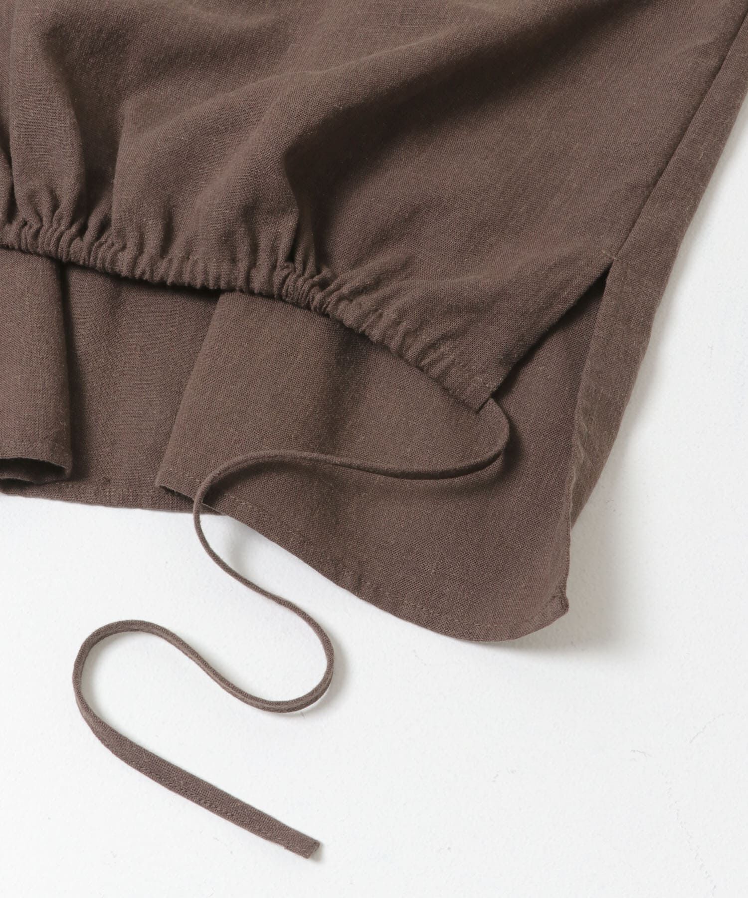 URBAN RESEARCH「ラミーレーヨンギャザーヘムシャツ」|シャツ・ブラウス|