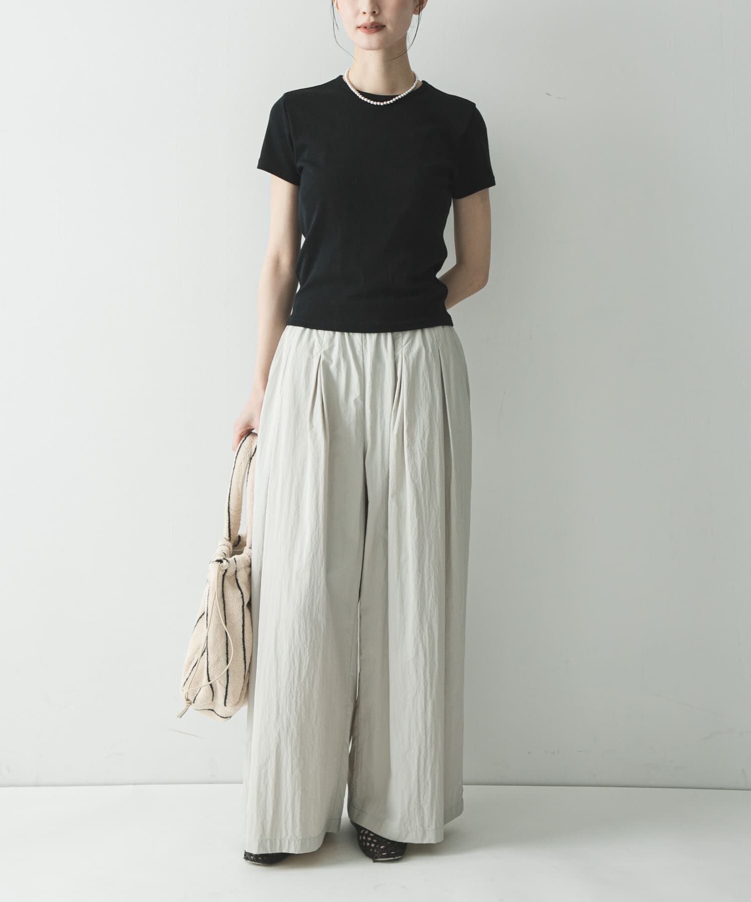 URBAN RESEARCH「『UR TECH』ギャザーワイドパンツ」|その他|