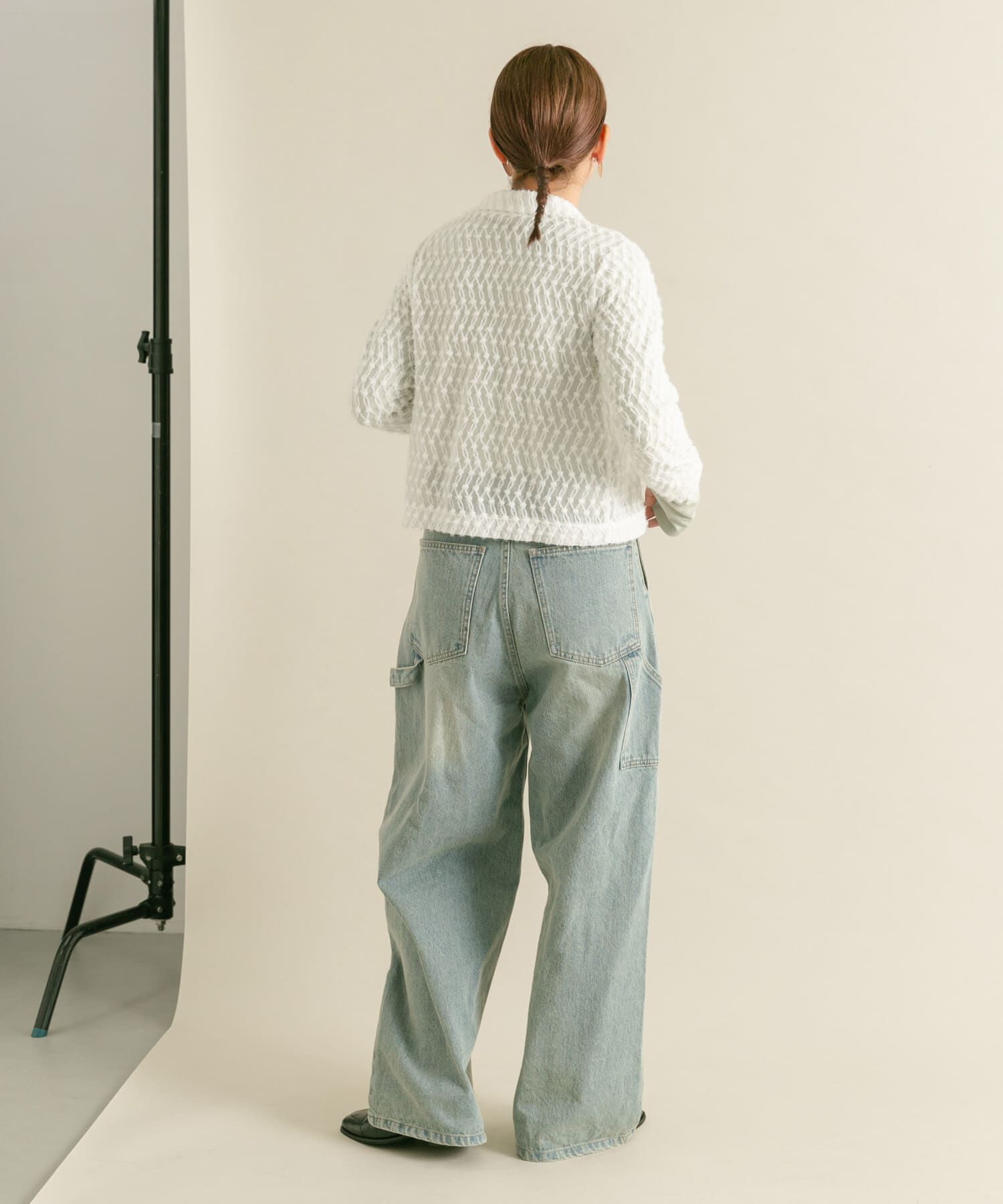  「フロントZIPフェザーロングTEE」|Tシャツ・カットソー|