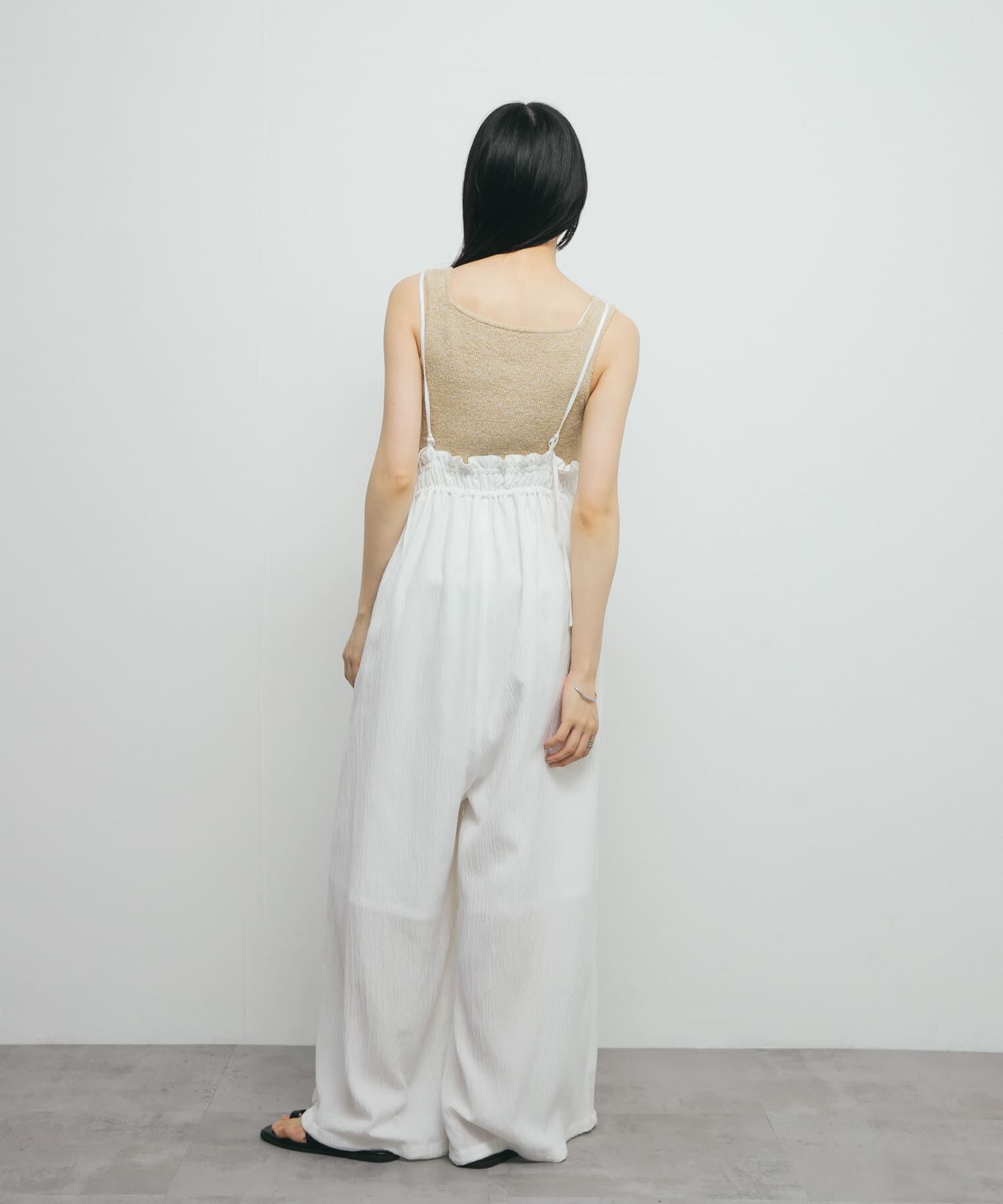  「スクエアニットタンクトップ」|タンクトップ|