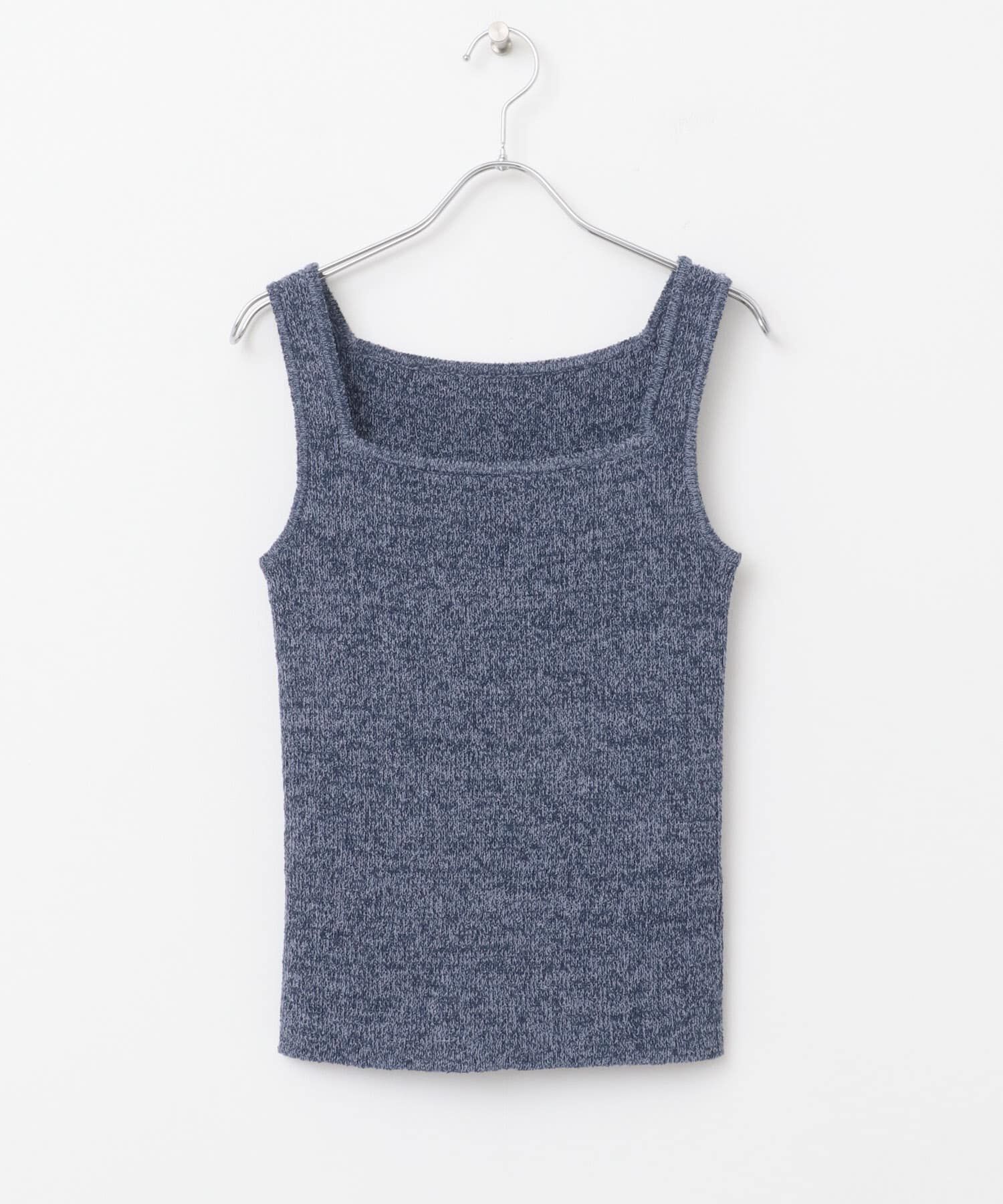  「スクエアニットタンクトップ」|タンクトップ|