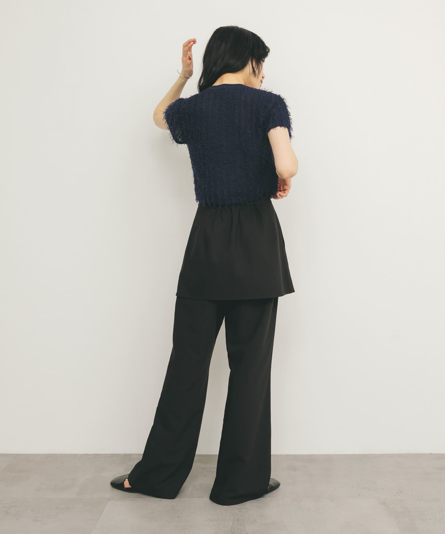  「『2サイズ展開』スカートレイヤードフレアパンツ」|その他|