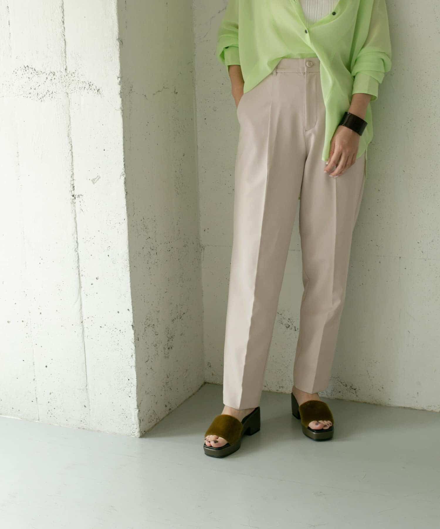  「illi　ワンタックスリムテーパードパンツ」|その他|