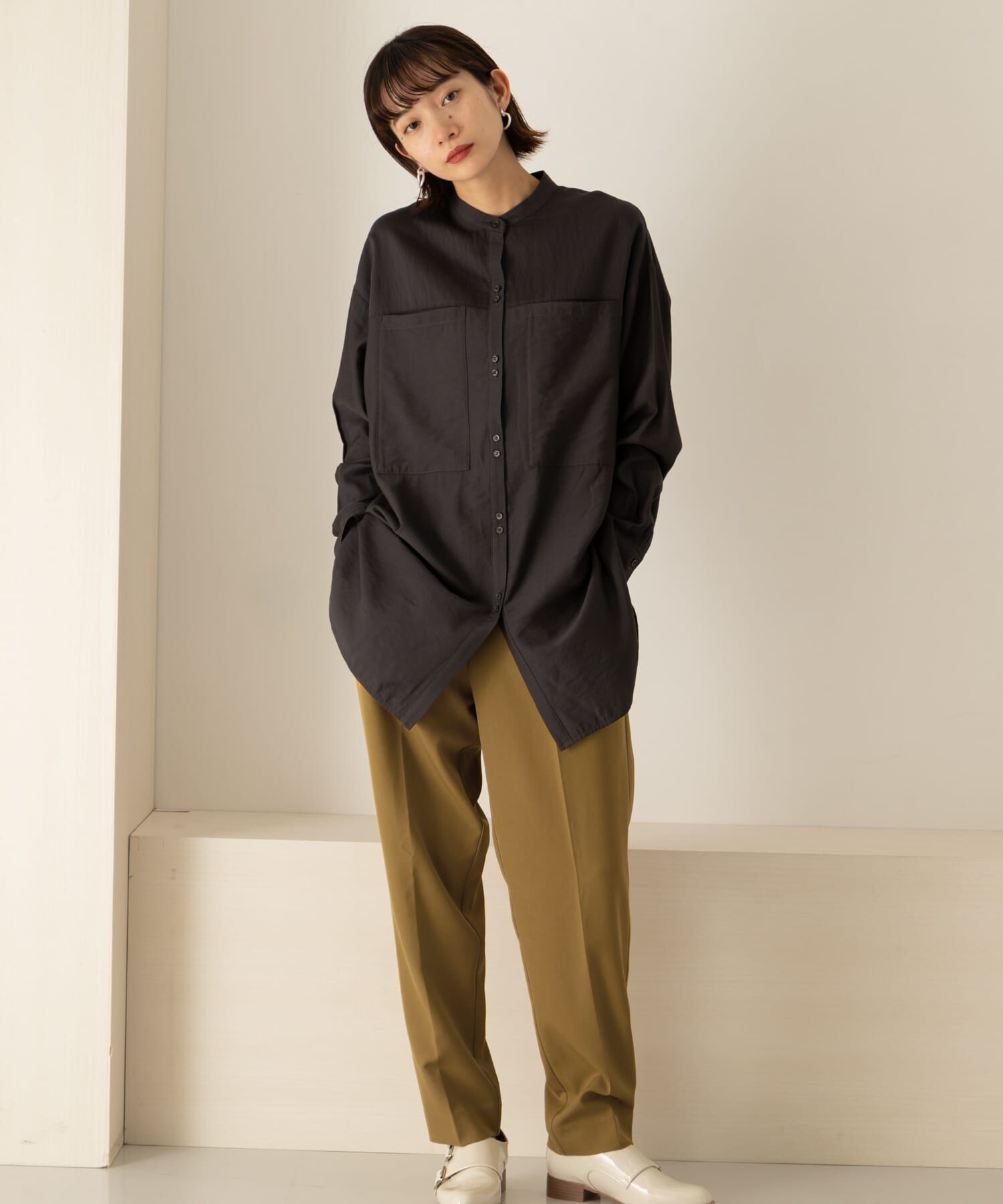  「illi　ワンタックスリムテーパードパンツ」|その他|