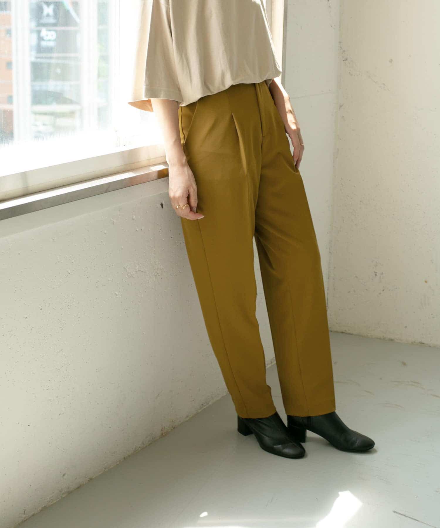  「illi　ワンタックスリムテーパードパンツ」|その他|