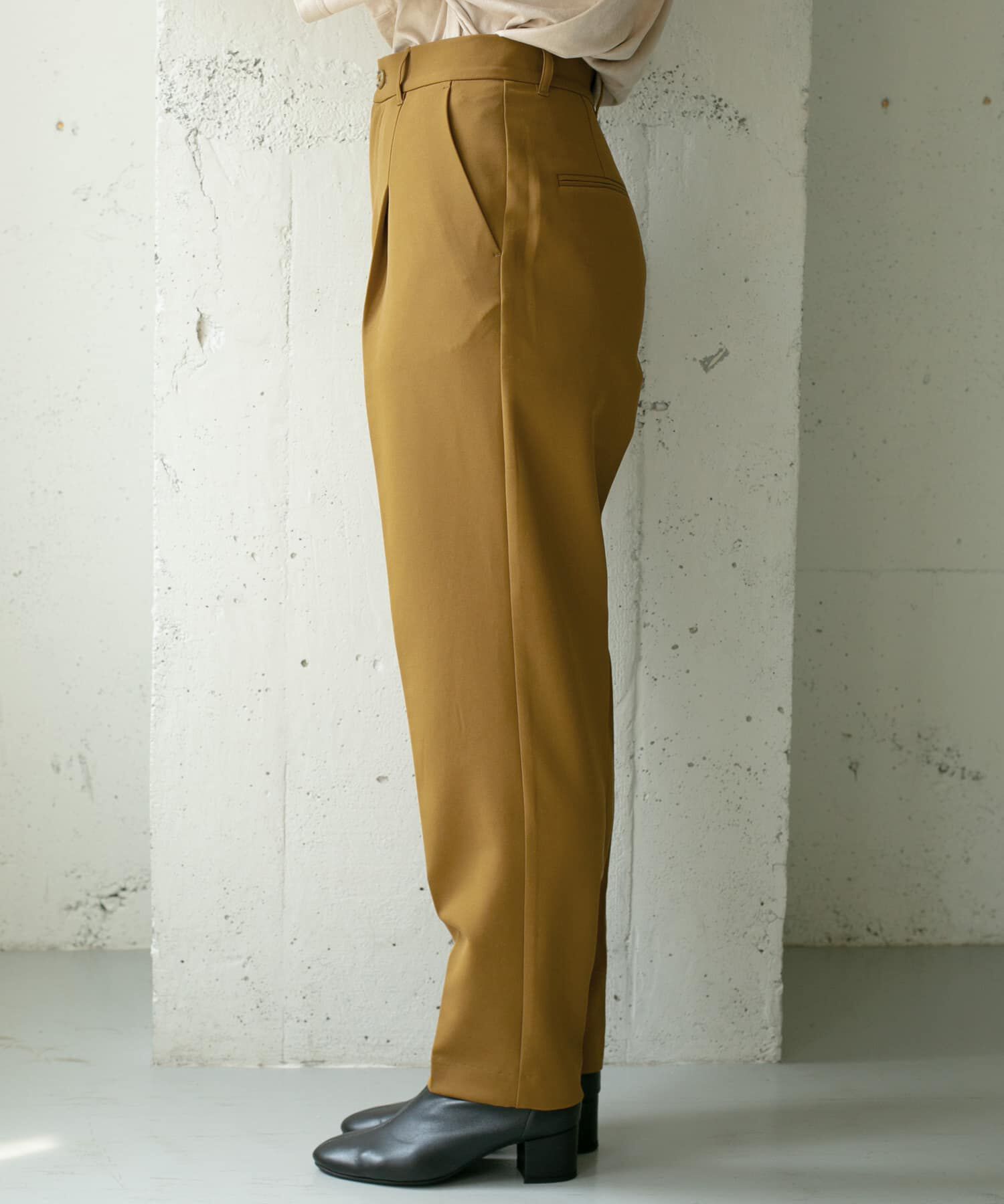  「illi　ワンタックスリムテーパードパンツ」|その他|