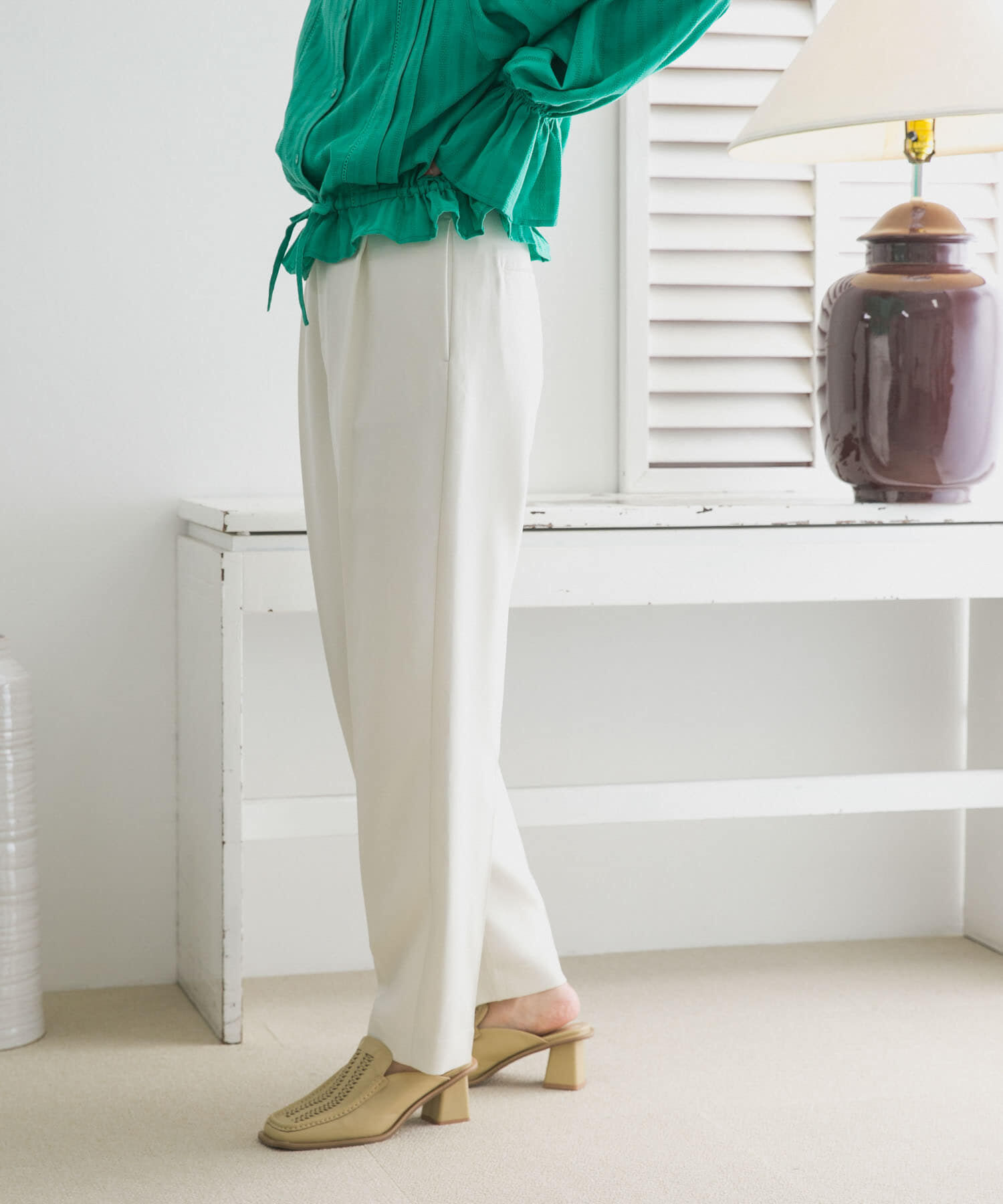  「illi　ワンタックセンタープレスパンツ」|その他|