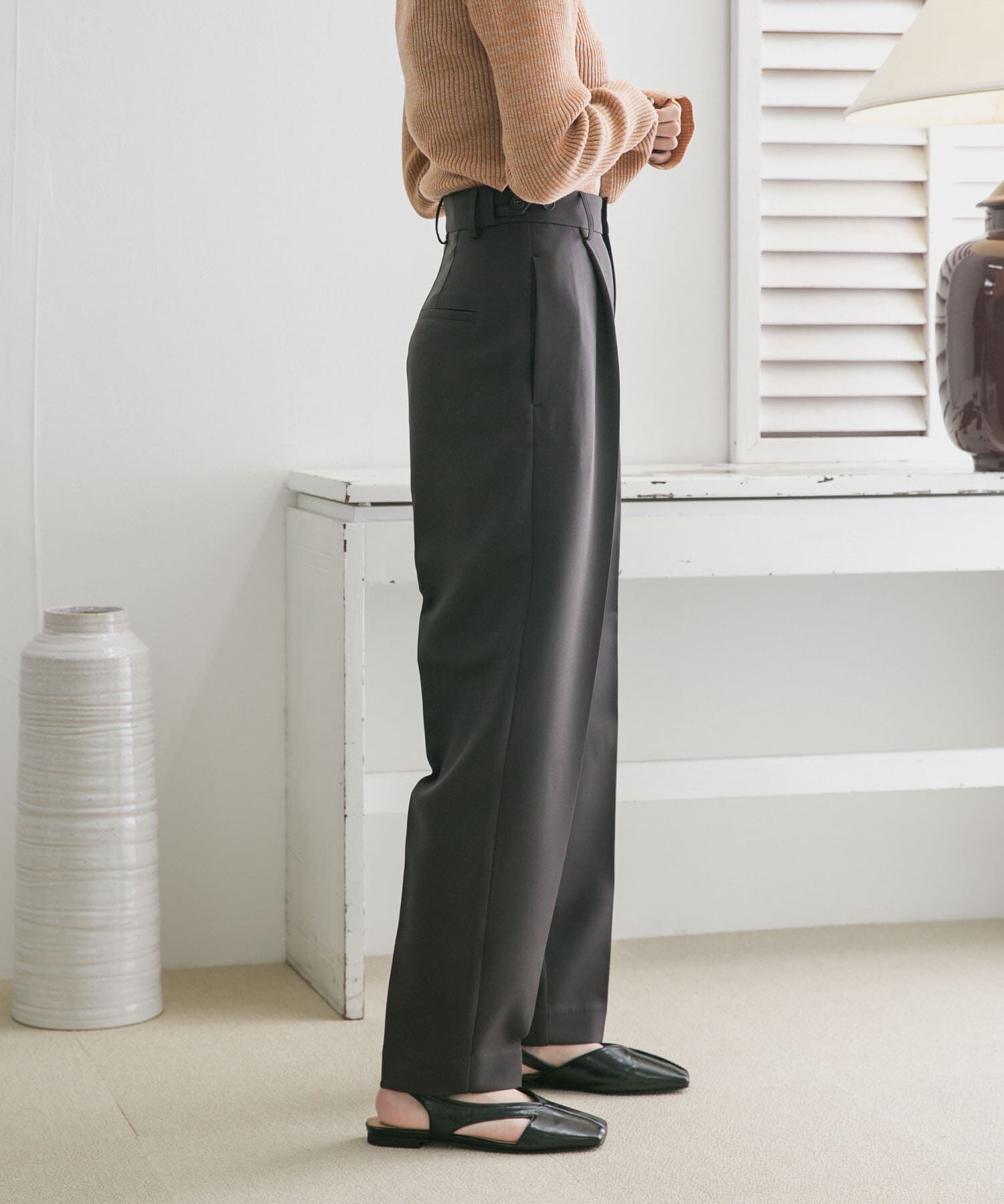  「illi　ワンタックセンタープレスパンツ」|その他|