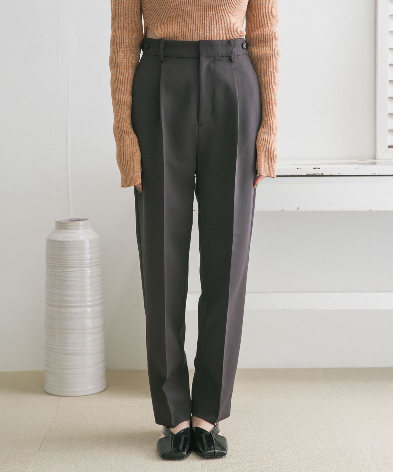  「illi　ワンタックセンタープレスパンツ」|その他|