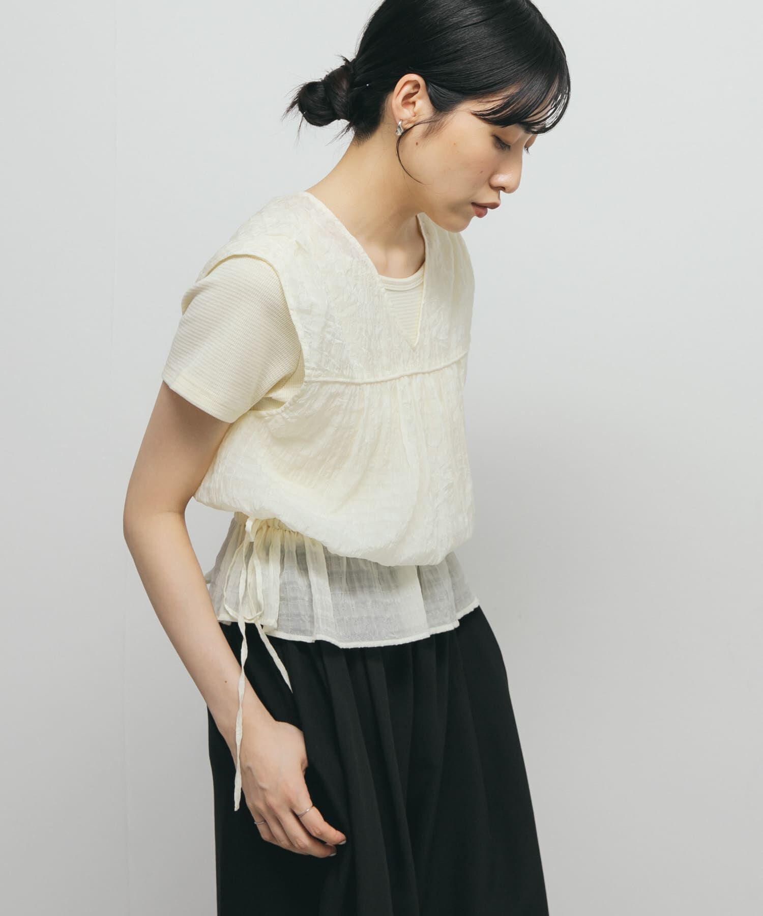  「2WAYノースリーブブラウス」|シャツ・ブラウス|