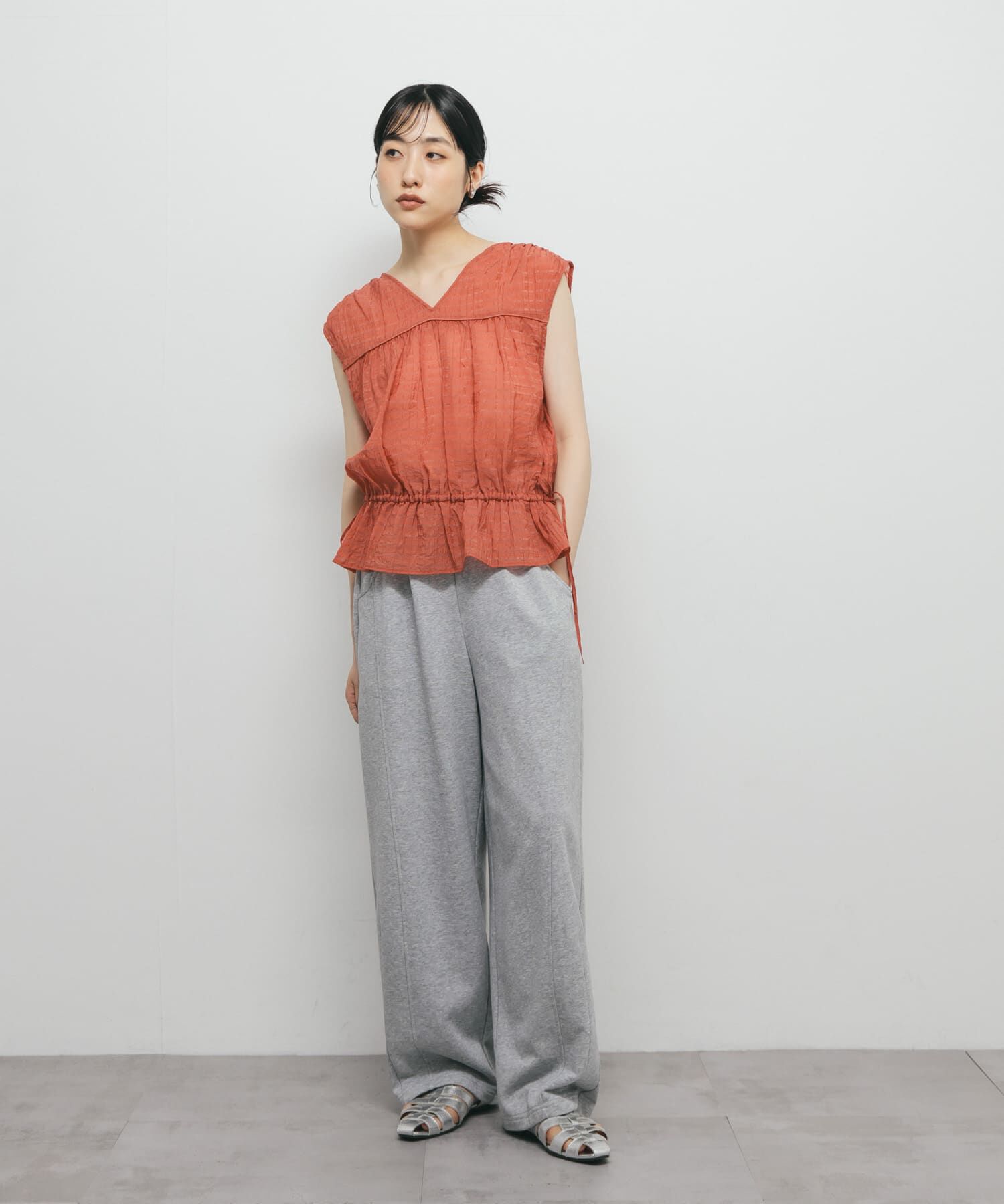  「2WAYノースリーブブラウス」|シャツ・ブラウス|