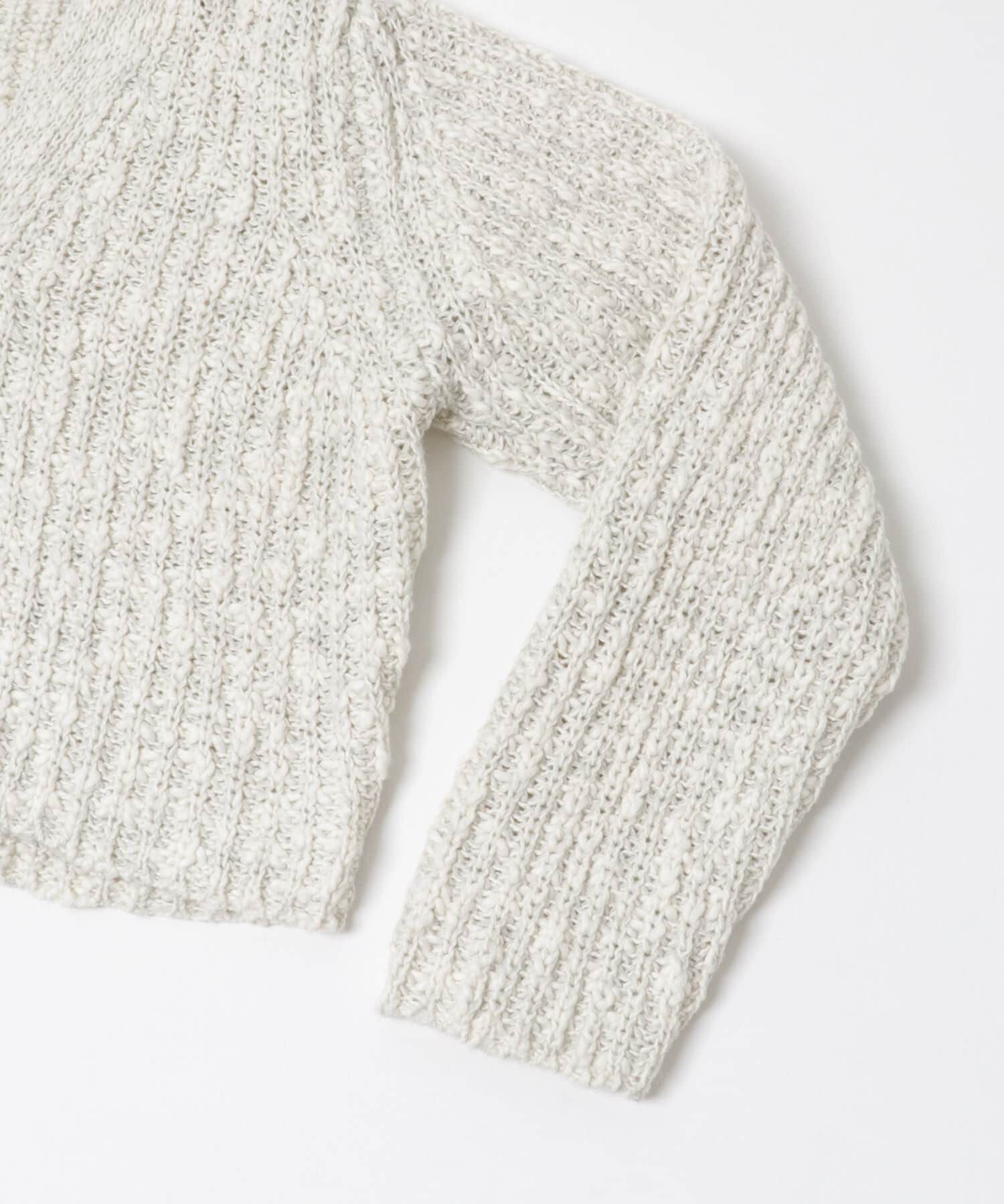  「スラブMIXショートカーディガン」|ニット・セーター|