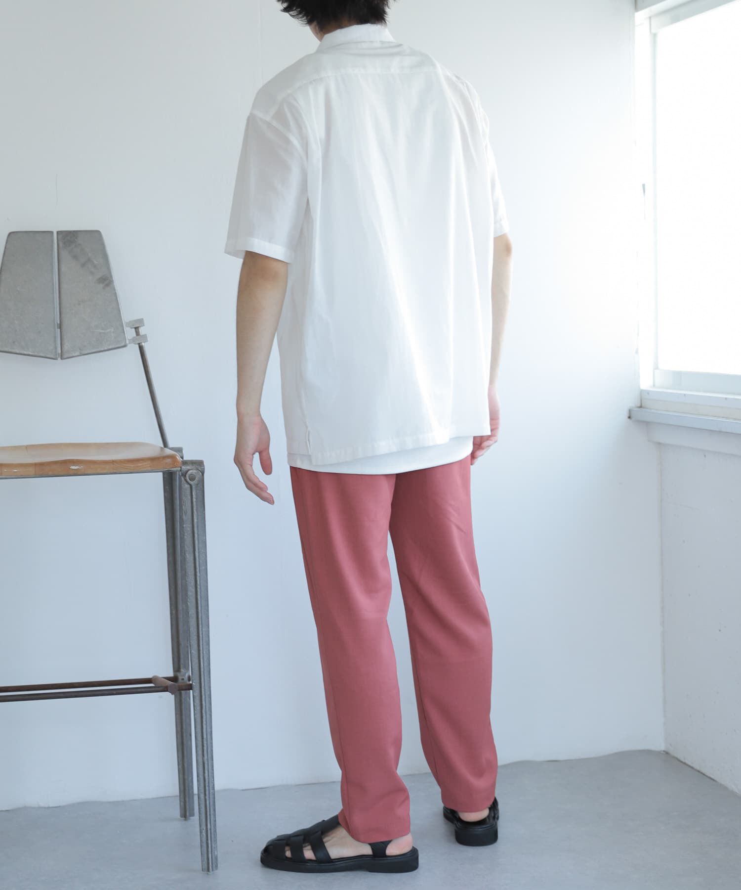 SENSE OF PLACE by URBAN RESEARCH「シアーシャンブレーオープンカラーシャツ」|シャツ・ブラウス|