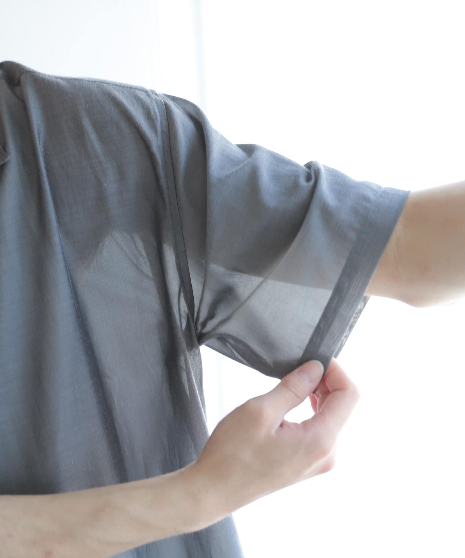 SENSE OF PLACE by URBAN RESEARCH「シアーシャンブレーオープンカラーシャツ」|シャツ・ブラウス|