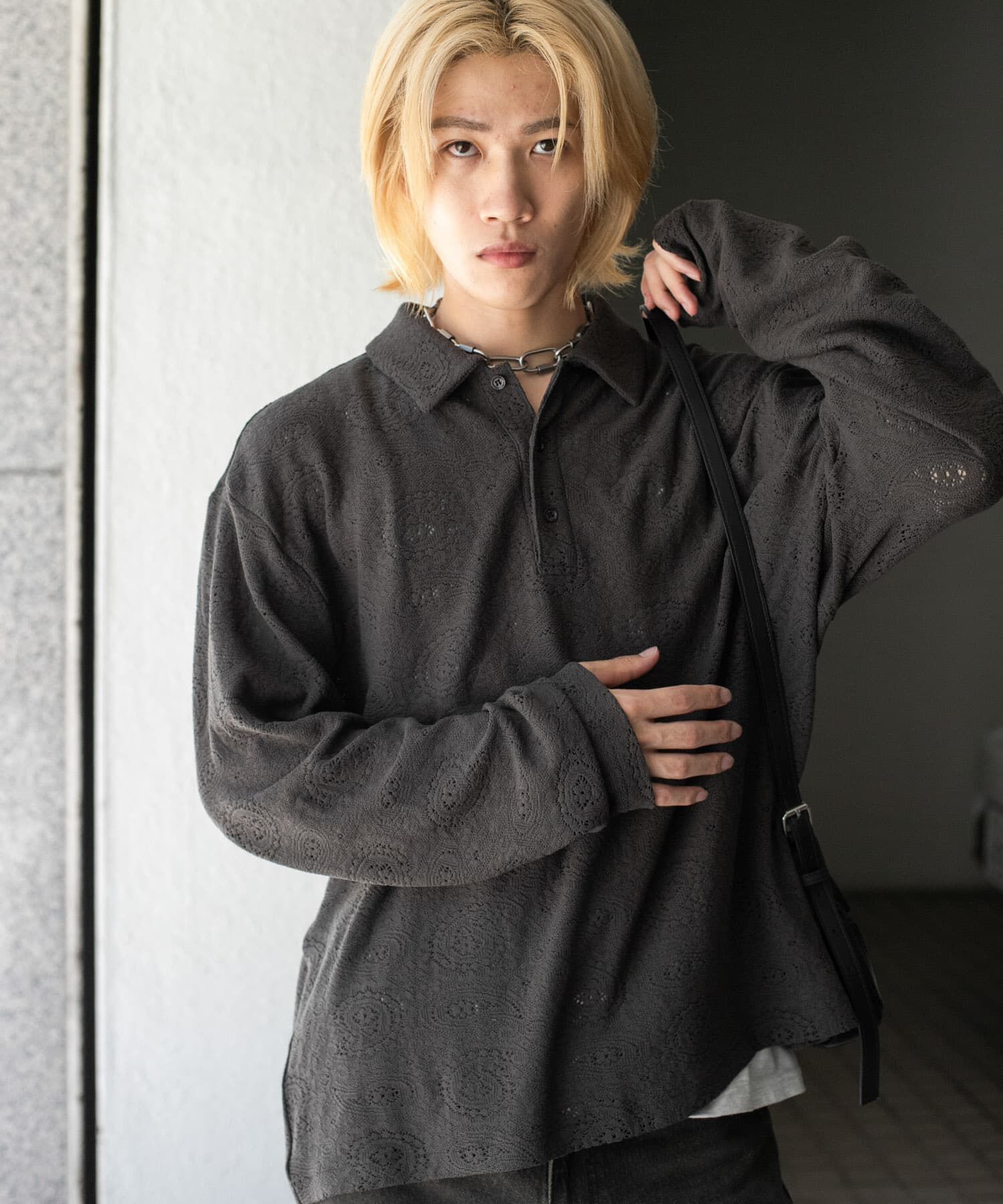 SENSE OF PLACE by URBAN RESEARCH「シアーペイズリーポロシャツ」|ポロシャツ|