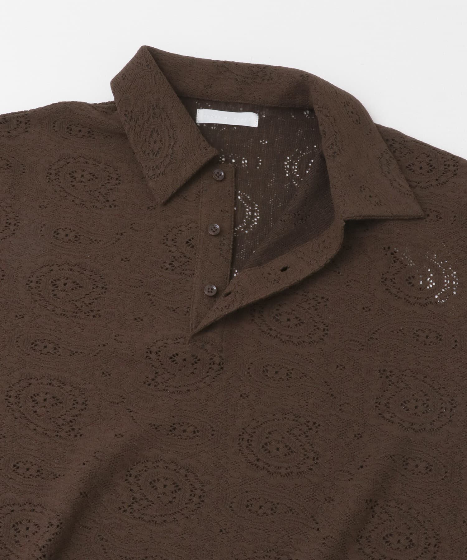 SENSE OF PLACE by URBAN RESEARCH「シアーペイズリーポロシャツ」|ポロシャツ|
