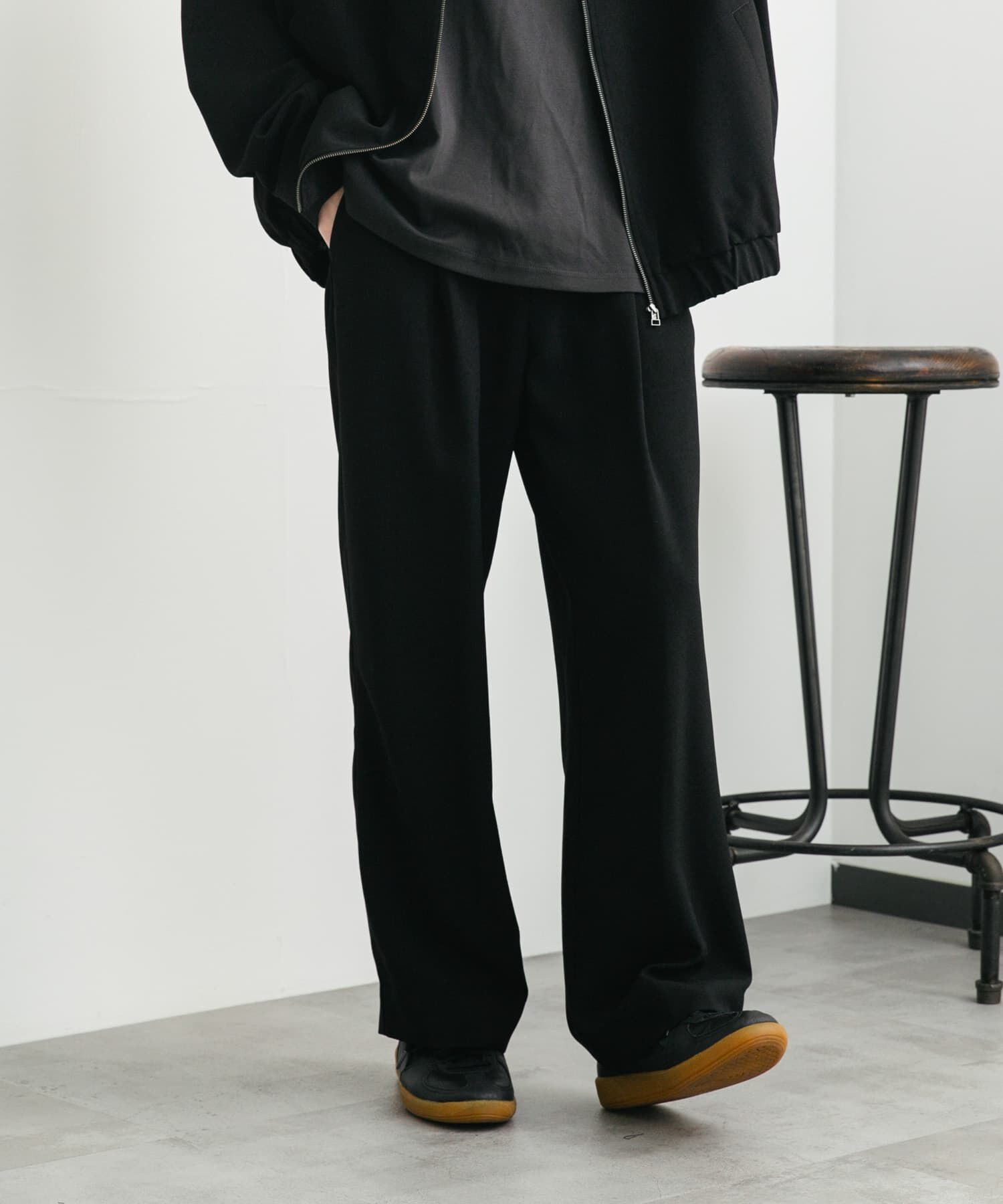 SENSE OF PLACE by URBAN RESEARCH「『UR TECH DRYLUXE』 リネンライクワイドパンツ」|その他|