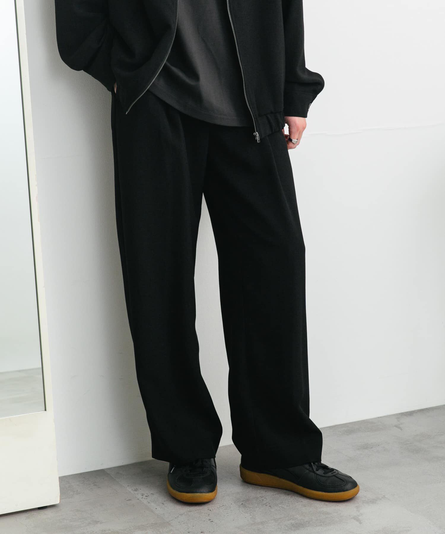 SENSE OF PLACE by URBAN RESEARCH「『UR TECH DRYLUXE』 リネンライクワイドパンツ」|その他|