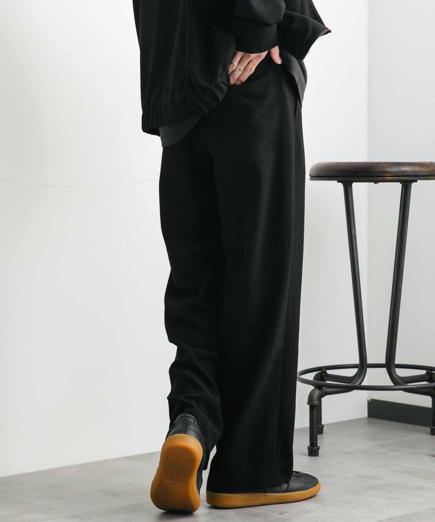 SENSE OF PLACE by URBAN RESEARCH「『UR TECH DRYLUXE』 リネンライクワイドパンツ」|その他|