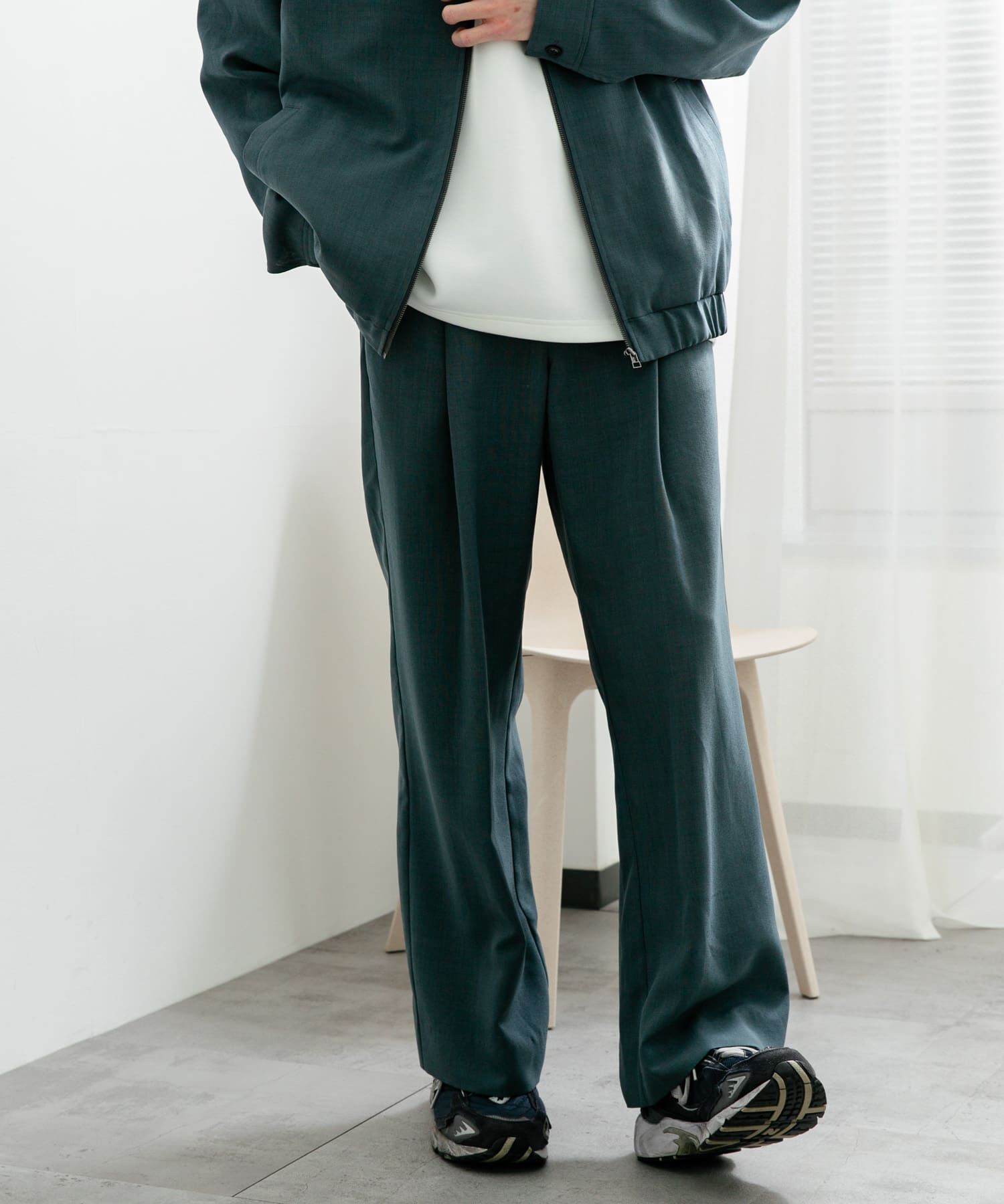 SENSE OF PLACE by URBAN RESEARCH「『UR TECH DRYLUXE』 リネンライクワイドパンツ」|その他|