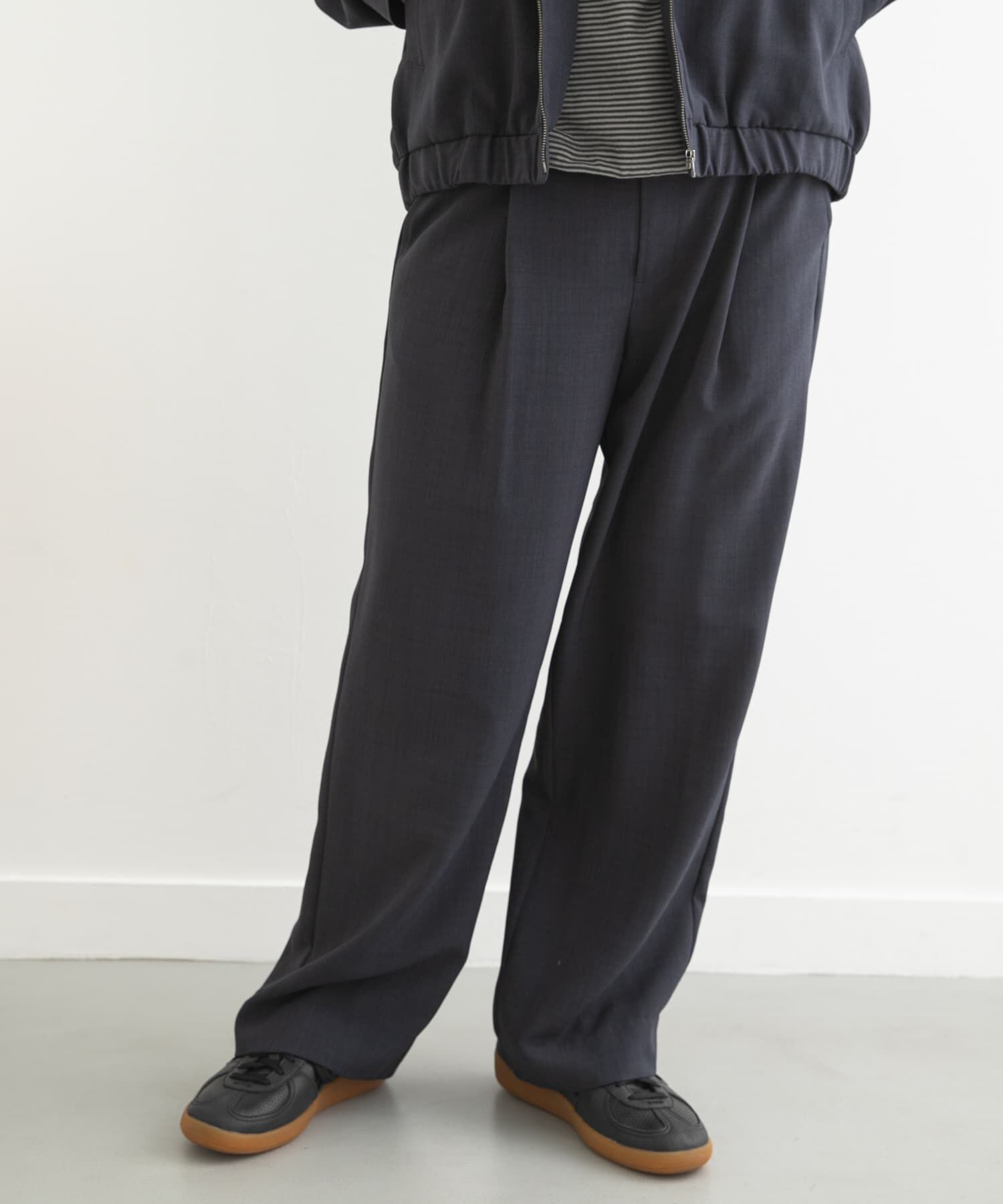 SENSE OF PLACE by URBAN RESEARCH「『UR TECH DRYLUXE』 リネンライクワイドパンツ」|その他|