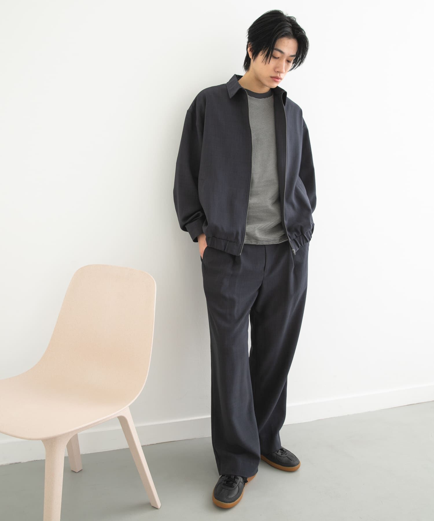 SENSE OF PLACE by URBAN RESEARCH「『UR TECH DRYLUXE』 リネンライクワイドパンツ」|その他|