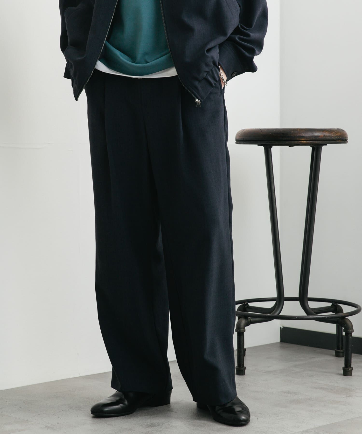 SENSE OF PLACE by URBAN RESEARCH「『UR TECH DRYLUXE』 リネンライクワイドパンツ」|その他|