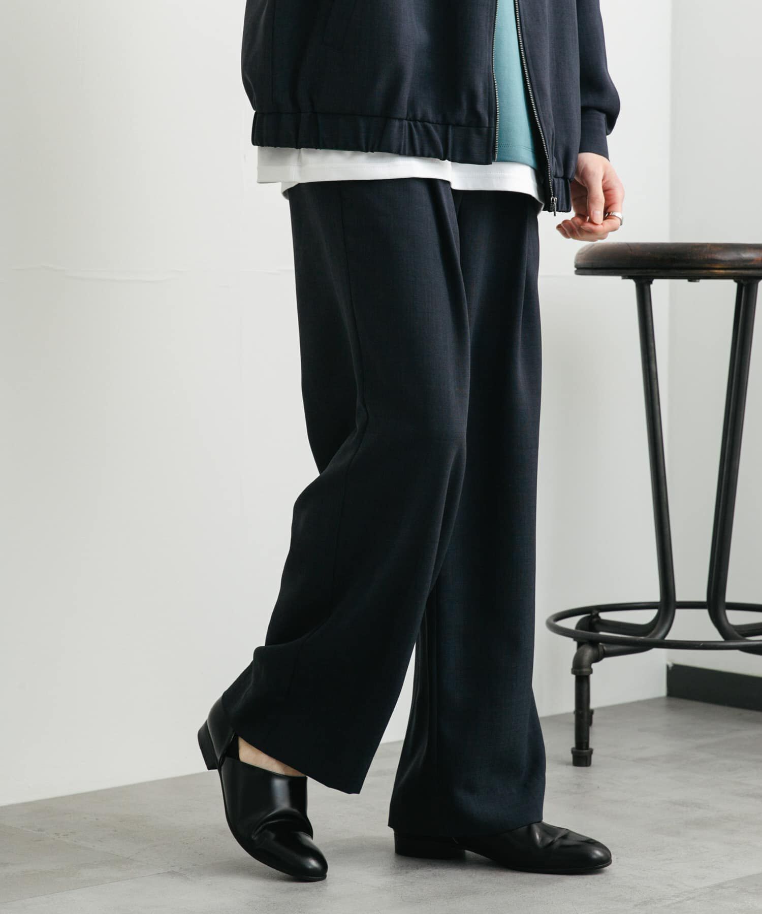 SENSE OF PLACE by URBAN RESEARCH「『UR TECH DRYLUXE』 リネンライクワイドパンツ」|その他|