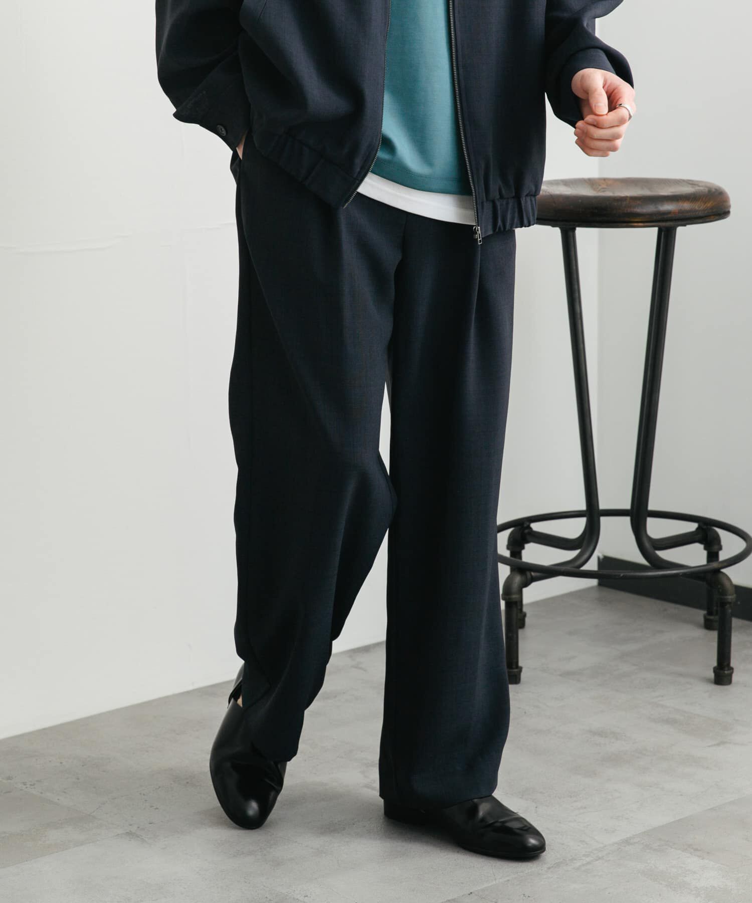 SENSE OF PLACE by URBAN RESEARCH「『UR TECH DRYLUXE』 リネンライクワイドパンツ」|その他|