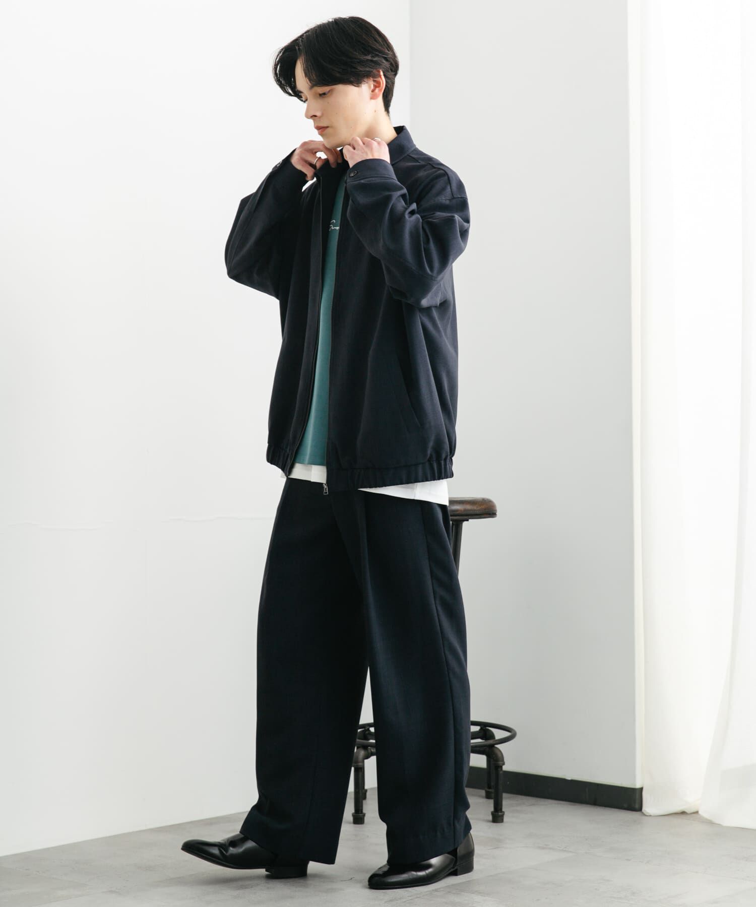 SENSE OF PLACE by URBAN RESEARCH「『UR TECH DRYLUXE』 リネンライクワイドパンツ」|その他|