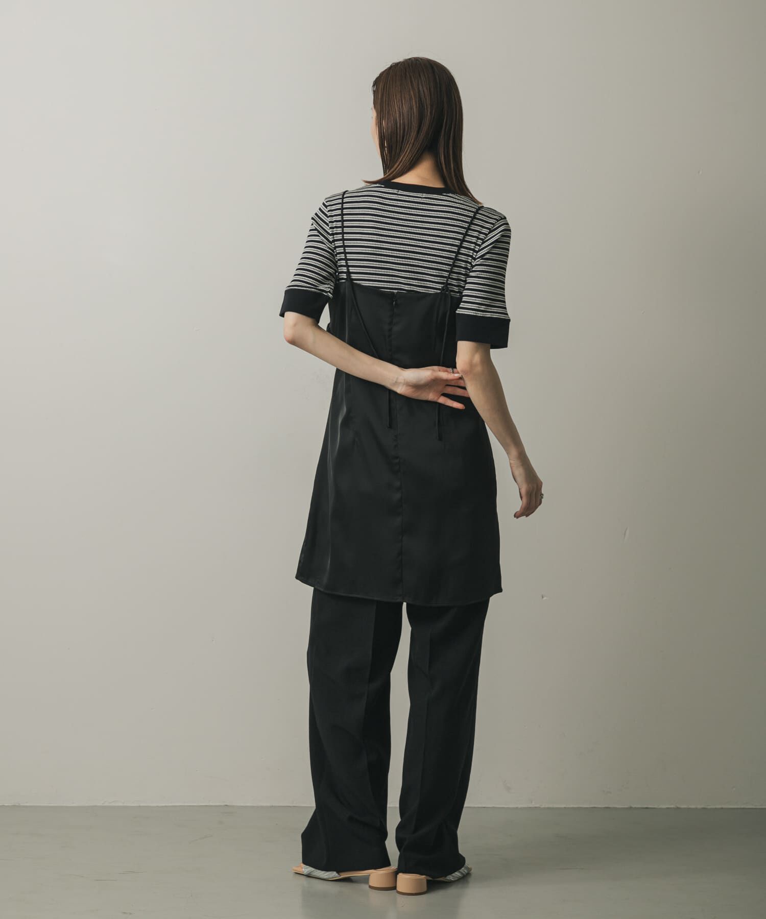 SENSE OF PLACE by URBAN RESEARCH「『一部WEB限定カラー』クルーネックリンガーボーダーTシャツ(5分袖)」|Tシャツ・カットソー|