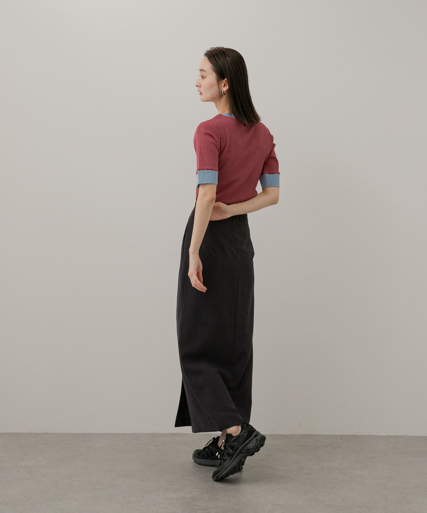 SENSE OF PLACE by URBAN RESEARCH「『一部WEB限定カラー』クルーネックリンガーボーダーTシャツ(5分袖)」|Tシャツ・カットソー|