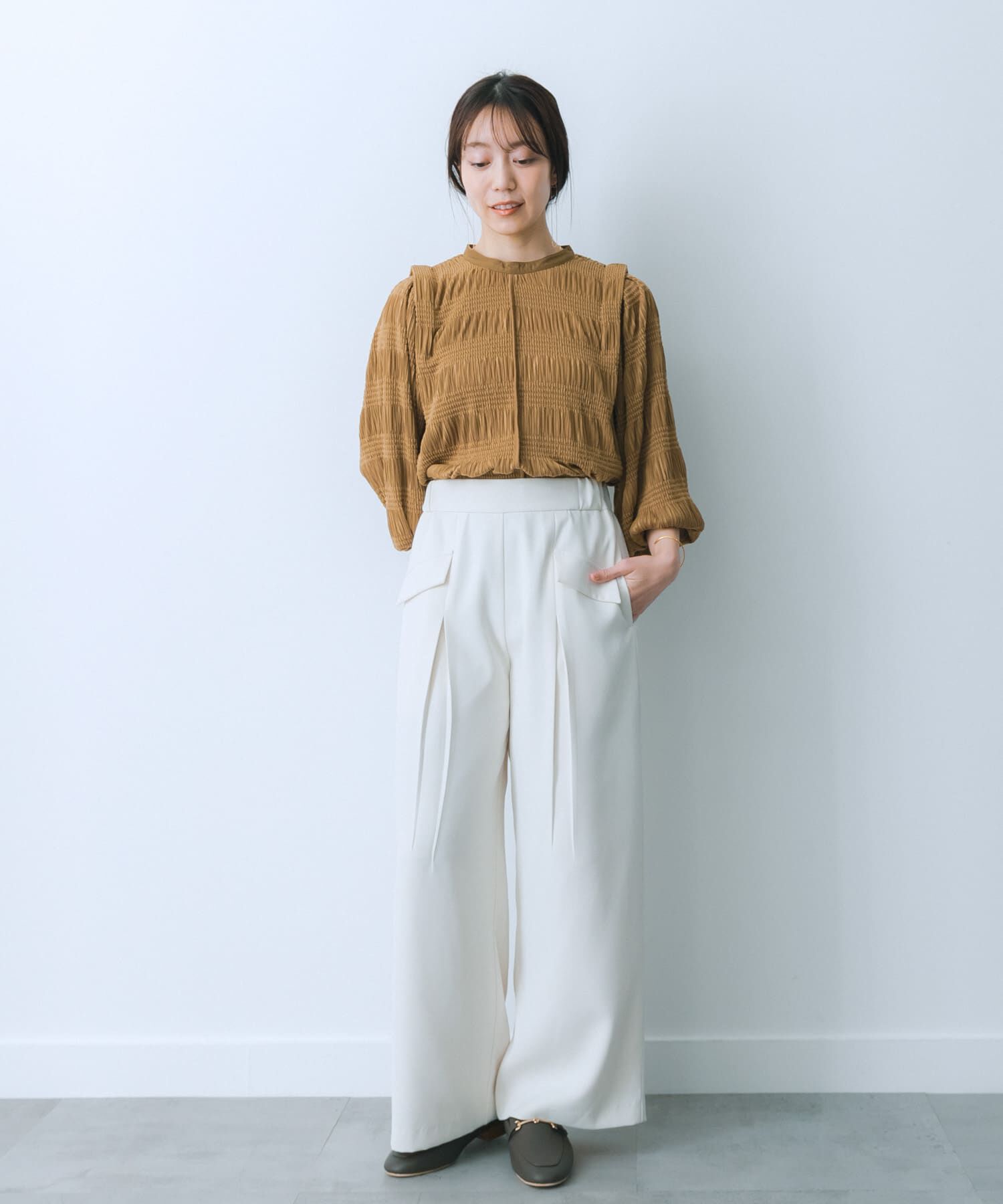 SENSE OF PLACE by URBAN RESEARCH「フラップポケットワイドパンツ」|その他|