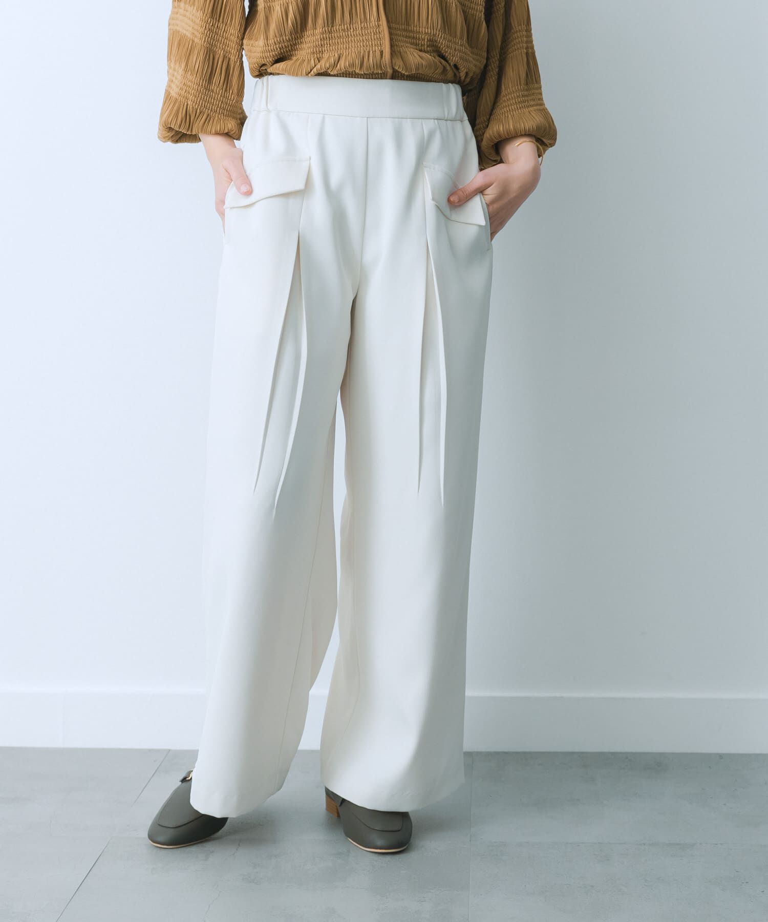 SENSE OF PLACE by URBAN RESEARCH「フラップポケットワイドパンツ」|その他|