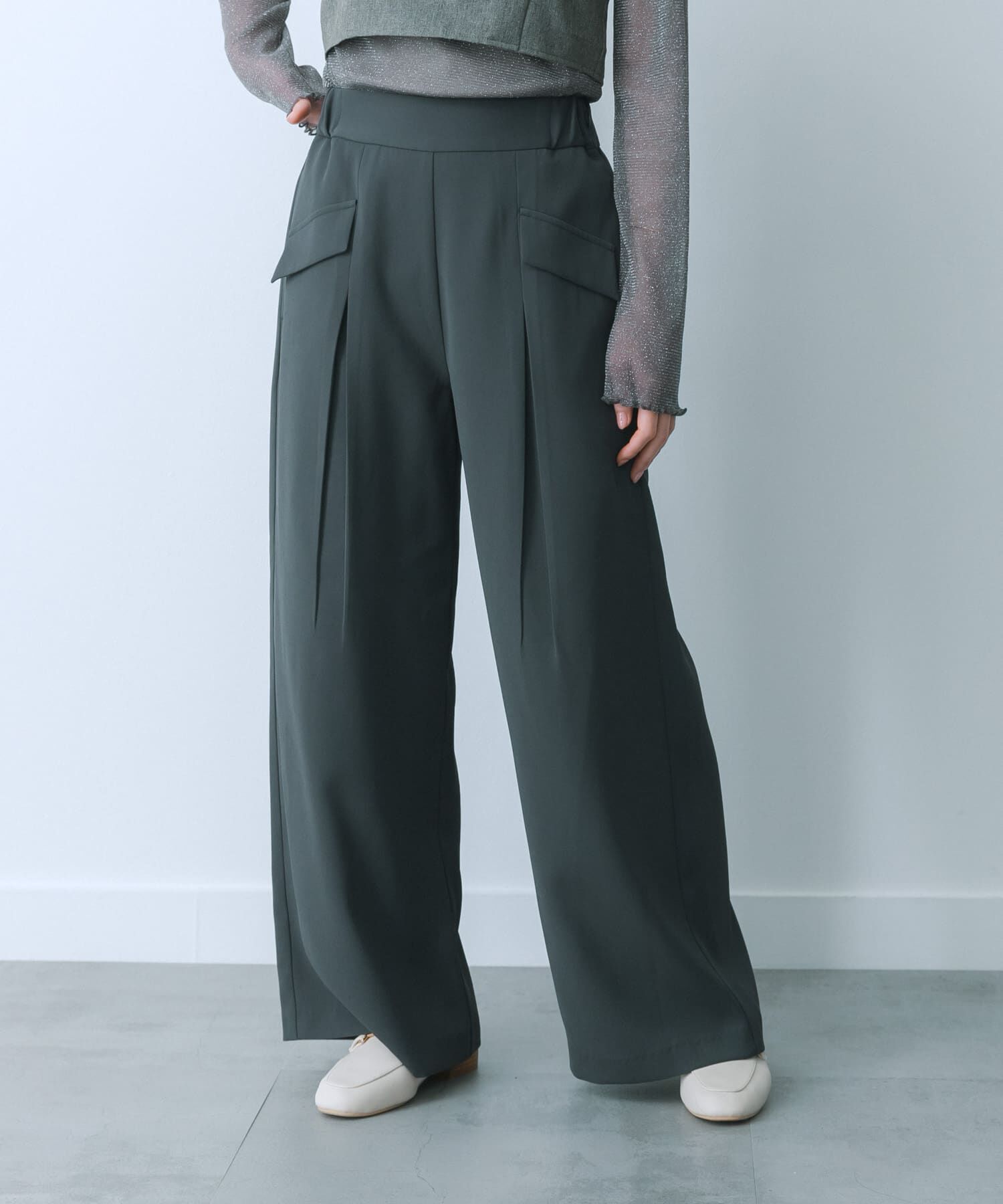 SENSE OF PLACE by URBAN RESEARCH「フラップポケットワイドパンツ」|その他|