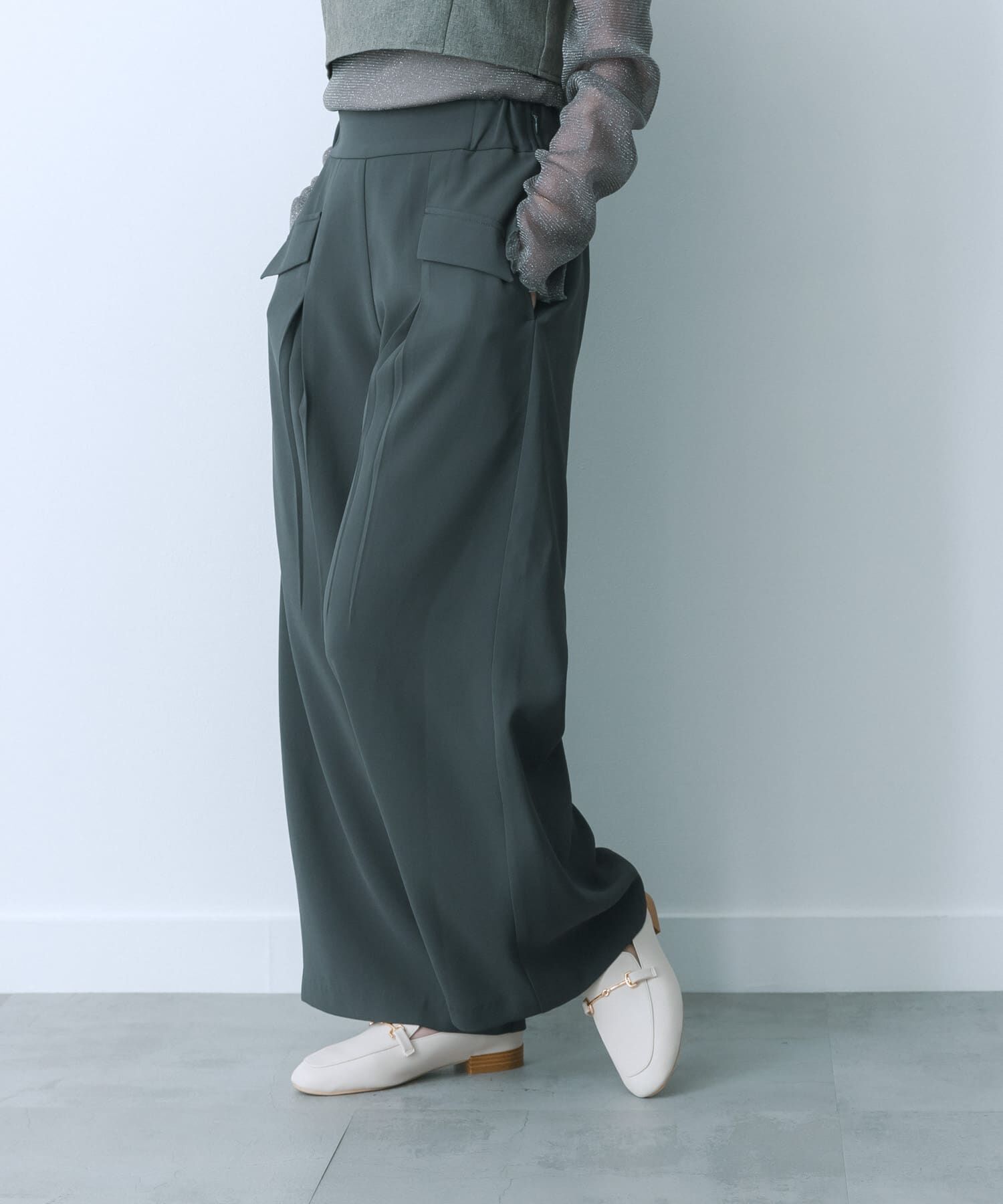 SENSE OF PLACE by URBAN RESEARCH「フラップポケットワイドパンツ」|その他|