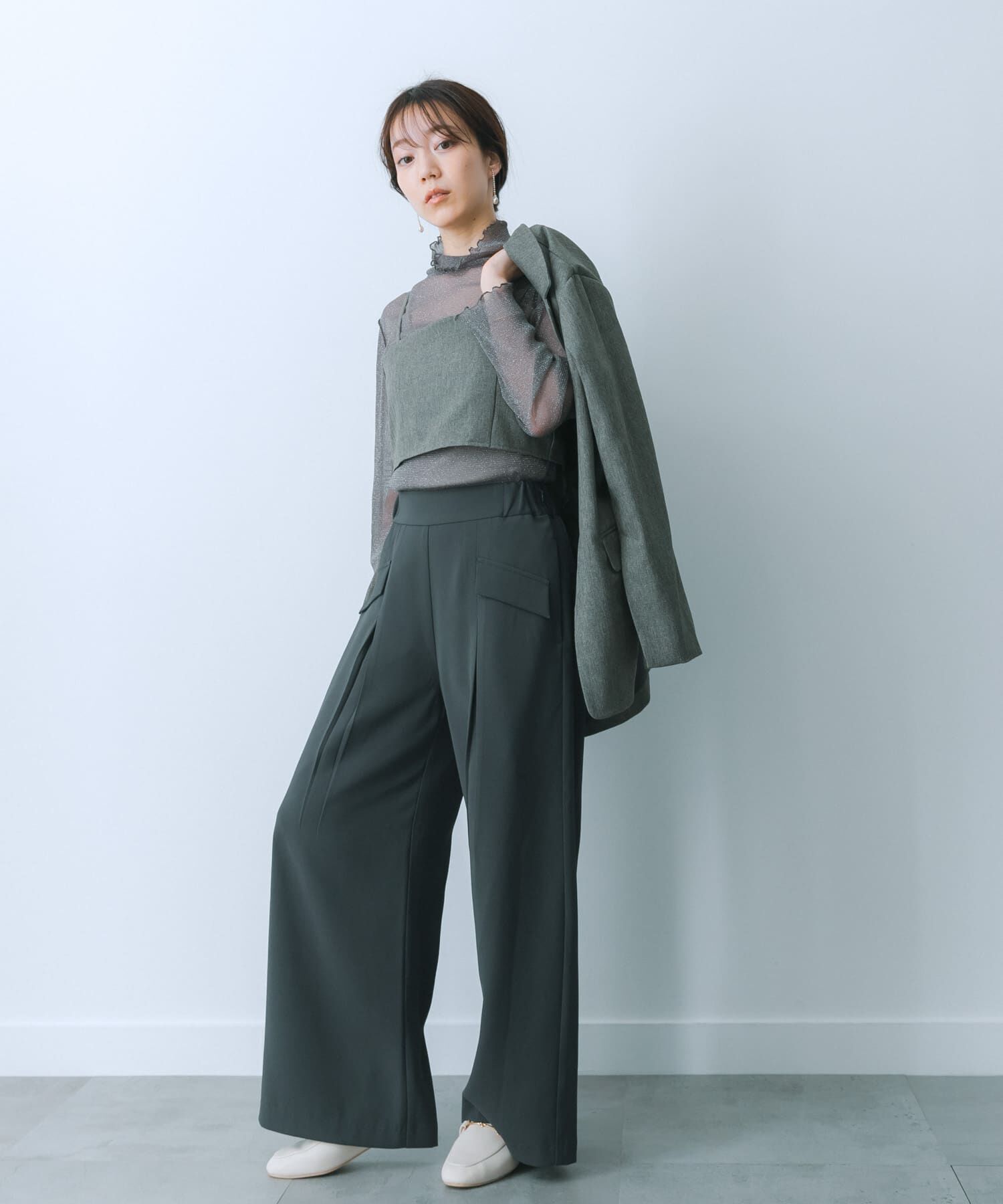 SENSE OF PLACE by URBAN RESEARCH「フラップポケットワイドパンツ」|その他|