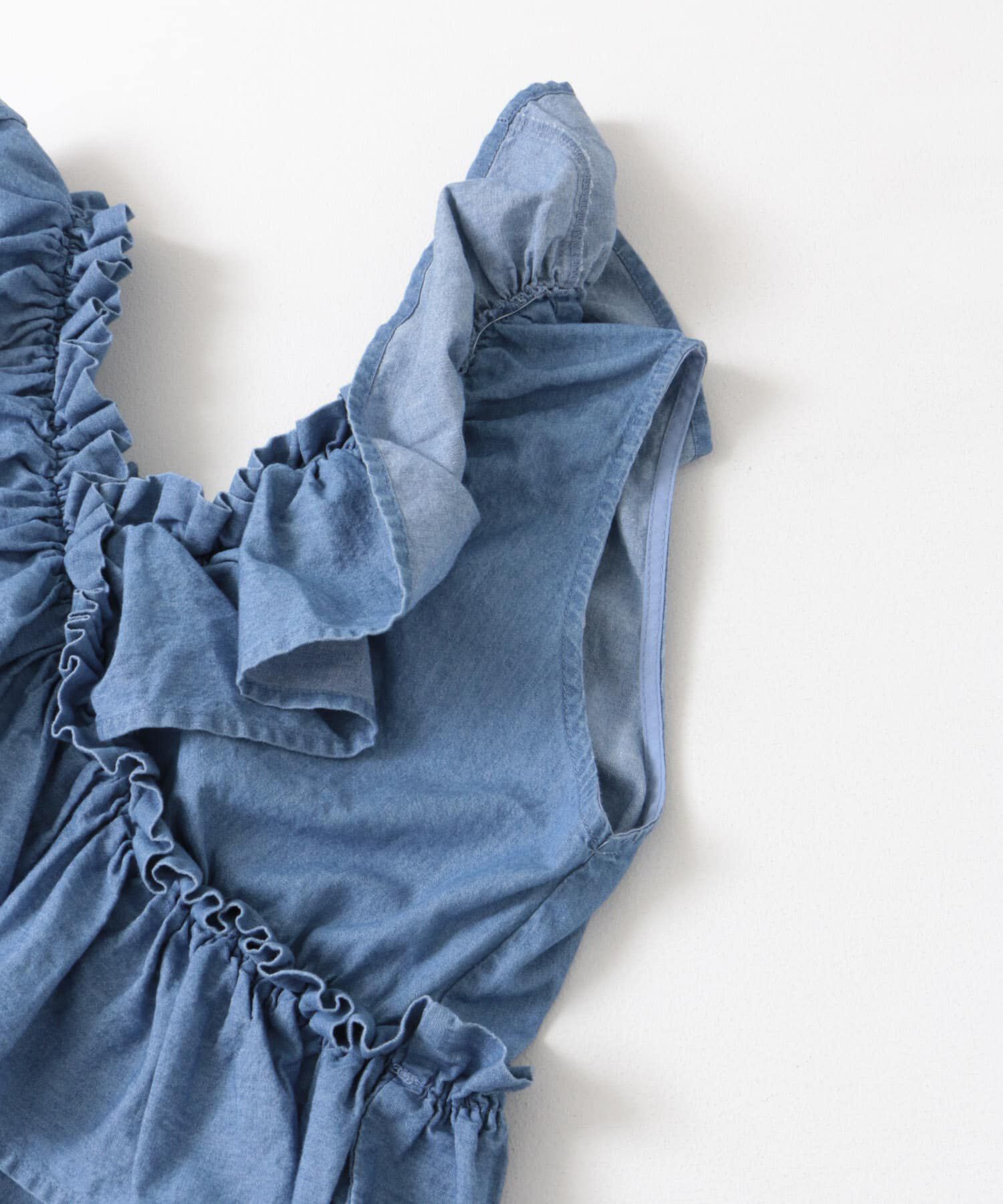 SENSE OF PLACE by URBAN RESEARCH「2WAYフリルノースリーブブラウス」|シャツ・ブラウス|