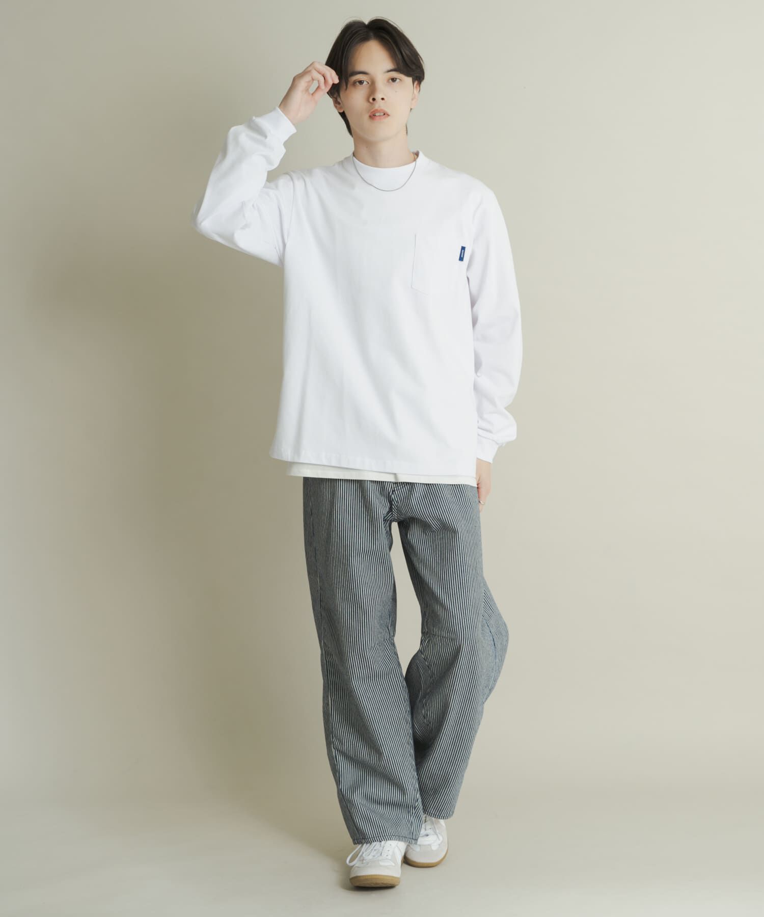 SENSE OF PLACE by URBAN RESEARCH「コットンクルーネックロングスリーブTシャツ」|Tシャツ・カットソー|