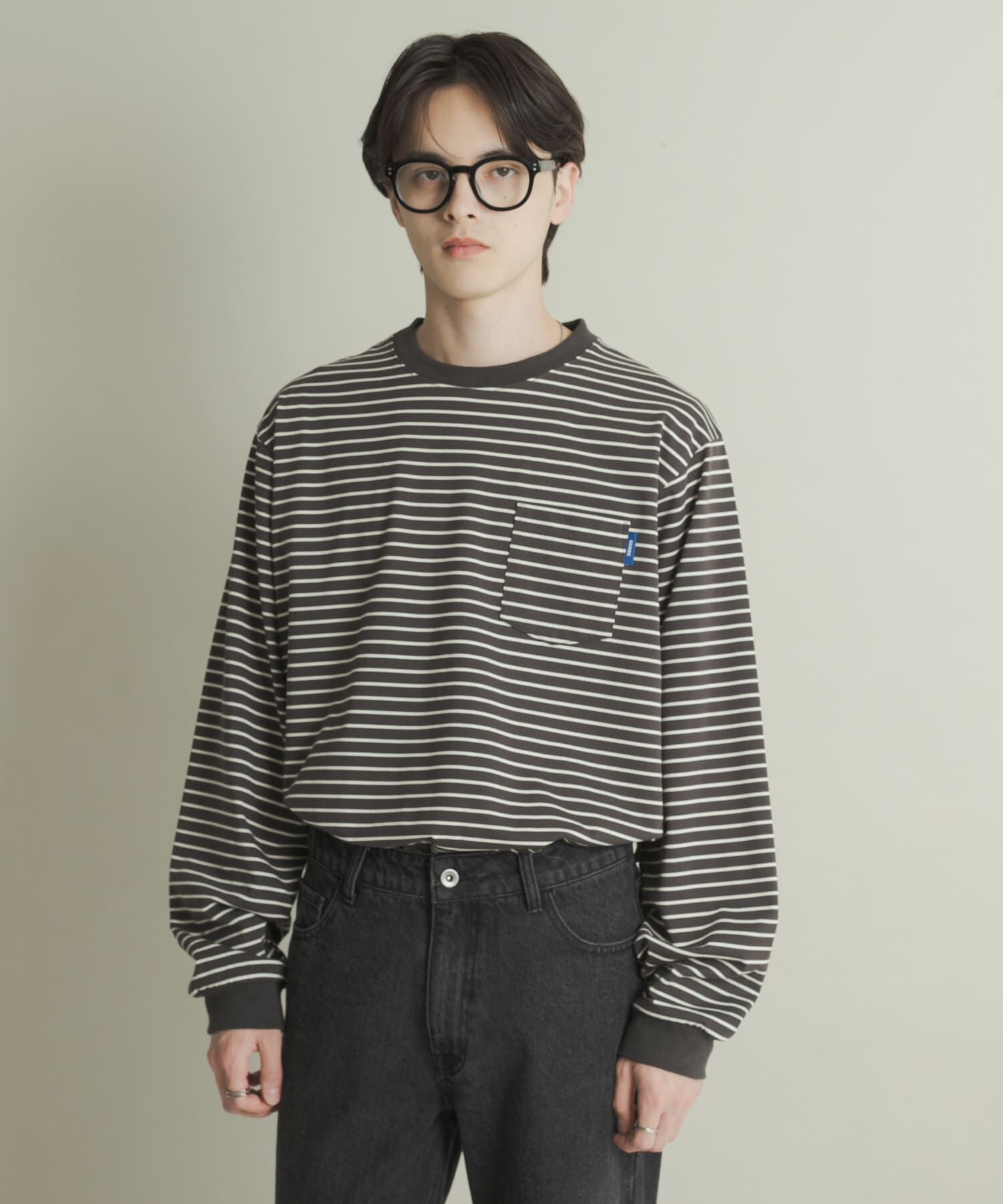 SENSE OF PLACE by URBAN RESEARCH「コットンクルーネックロングスリーブTシャツ」|Tシャツ・カットソー|